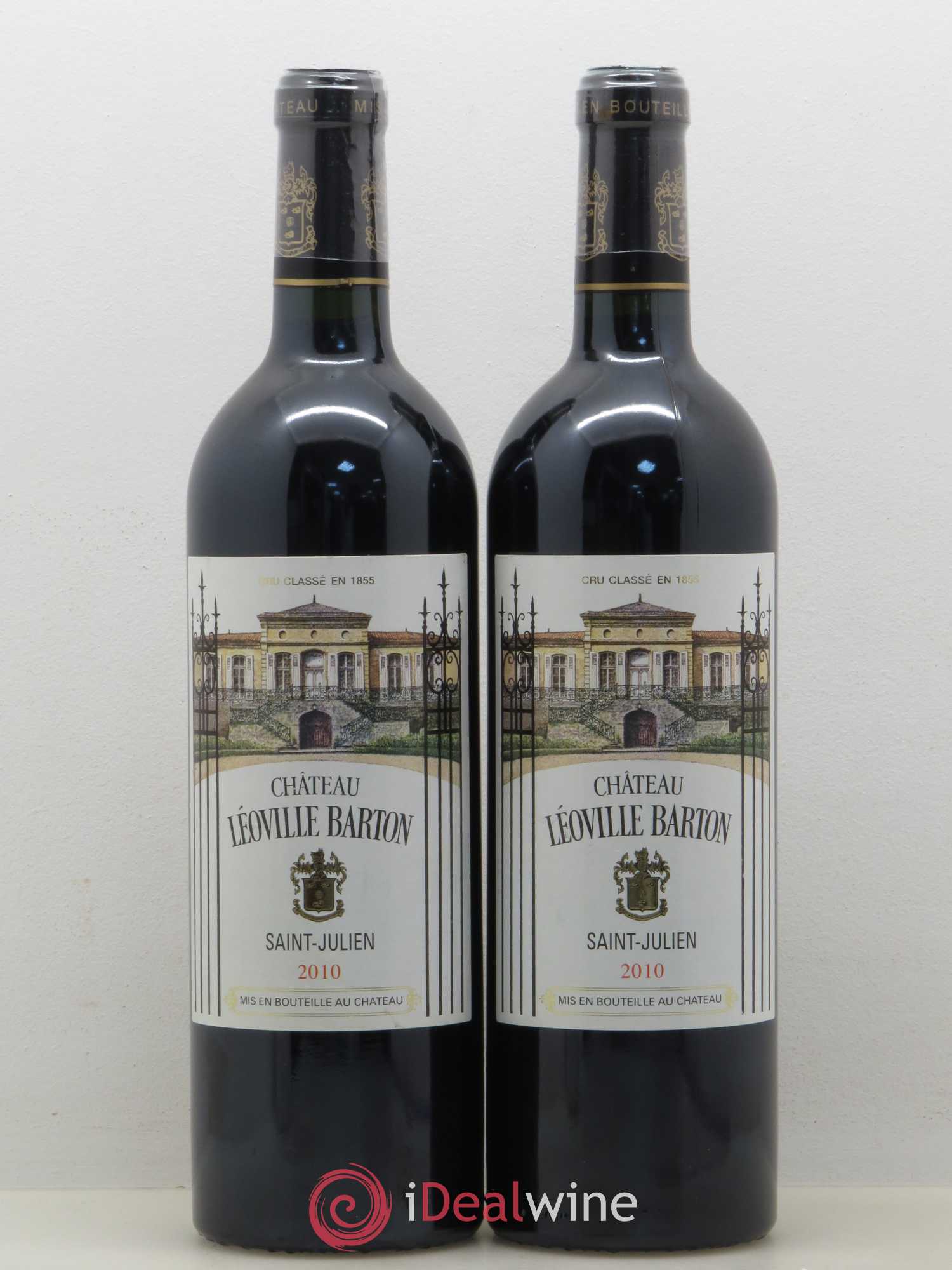 Château Léoville Barton 2ème Grand Cru Classé 2010 - Lot de 2 bouteilles - 0