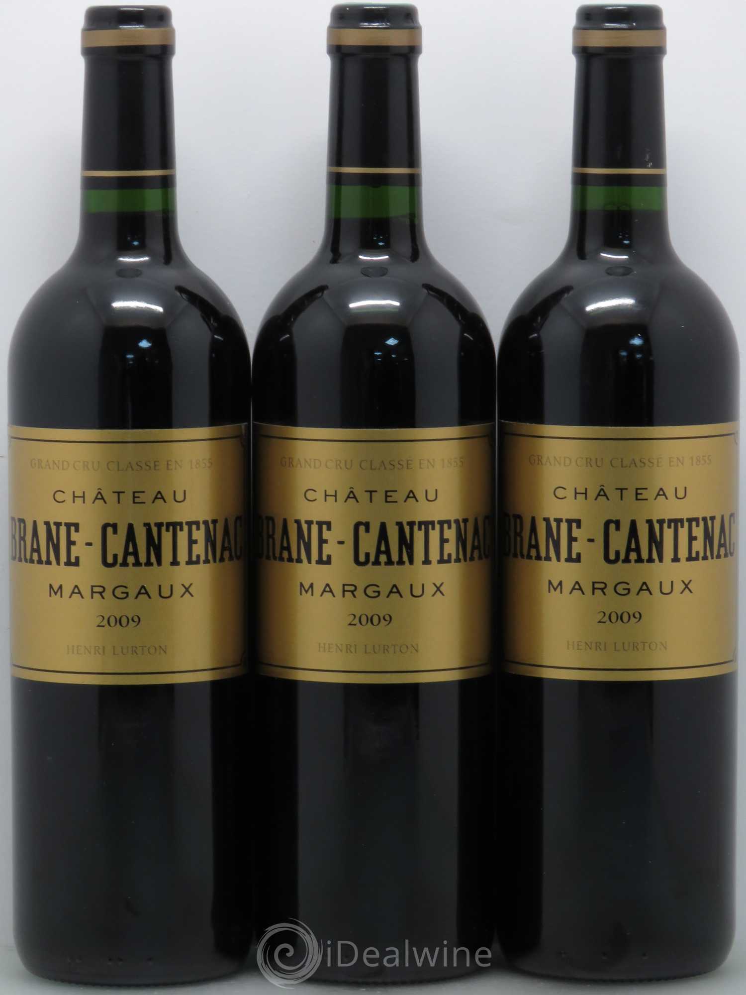 Château Brane Cantenac 2ème Grand Cru Classé 2009 - Lot de 3 bouteilles - 0