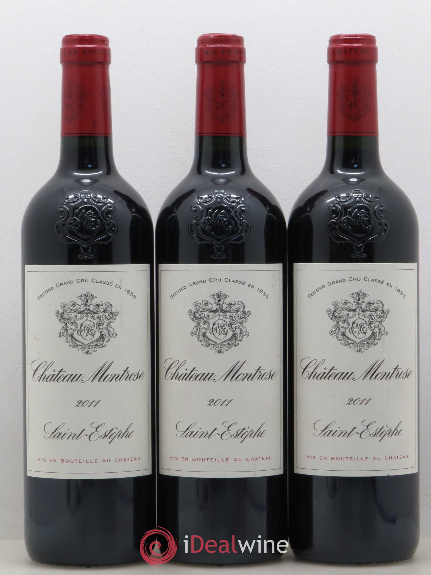 Château Montrose 2ème Grand Cru Classé 2011 - Lot de 3 bouteilles - 0