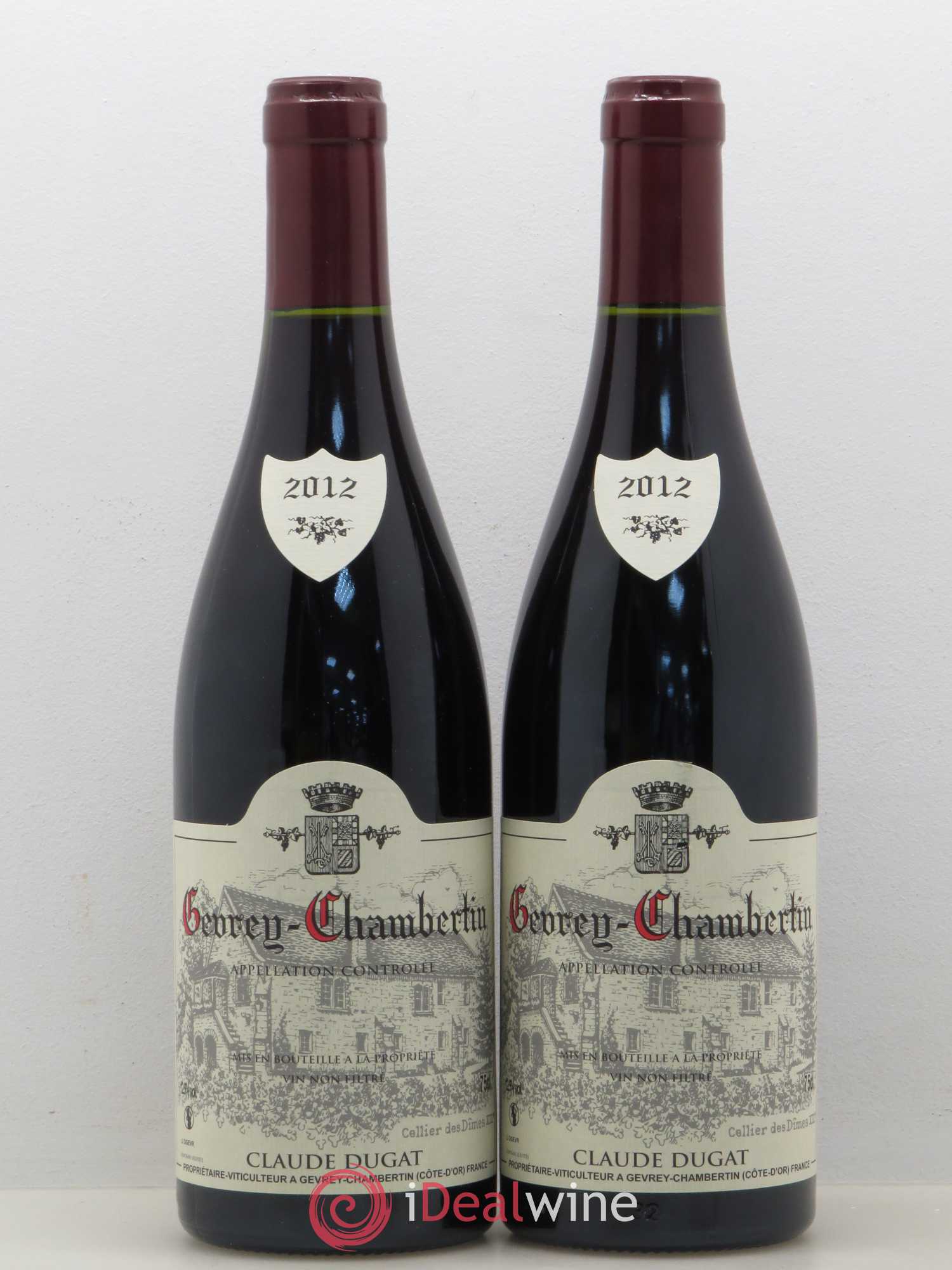 Gevrey-Chambertin Claude Dugat 2012 - Lot de 2 bouteilles - 0