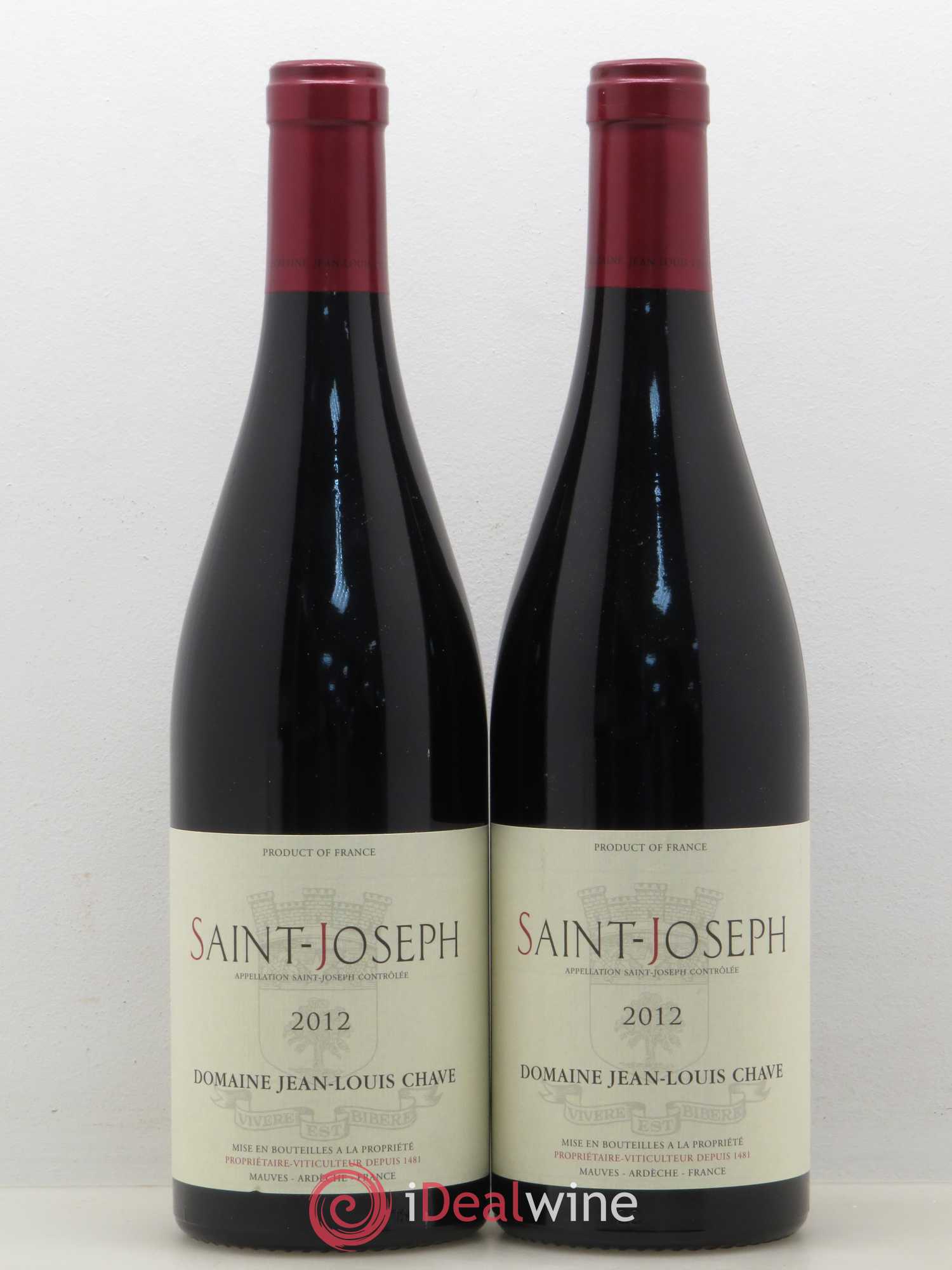 Saint-Joseph Jean-Louis Chave 2012 - Lot de 2 bouteilles - 0