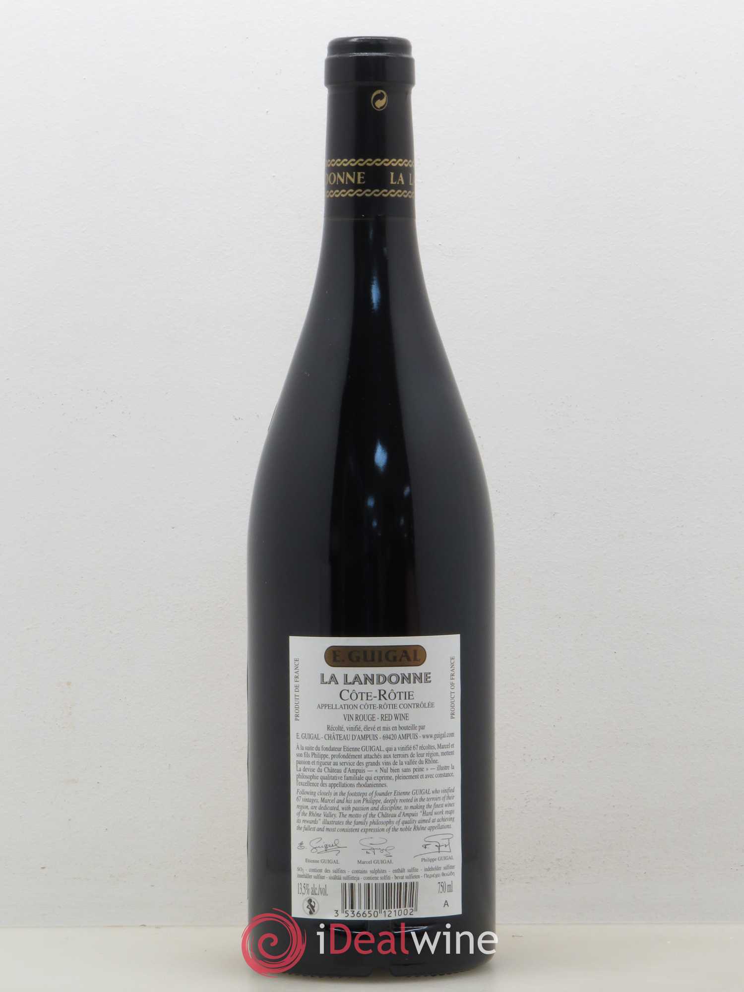 Côte-Rôtie La Landonne Guigal 2013 - Lot de 1 bouteille - 1