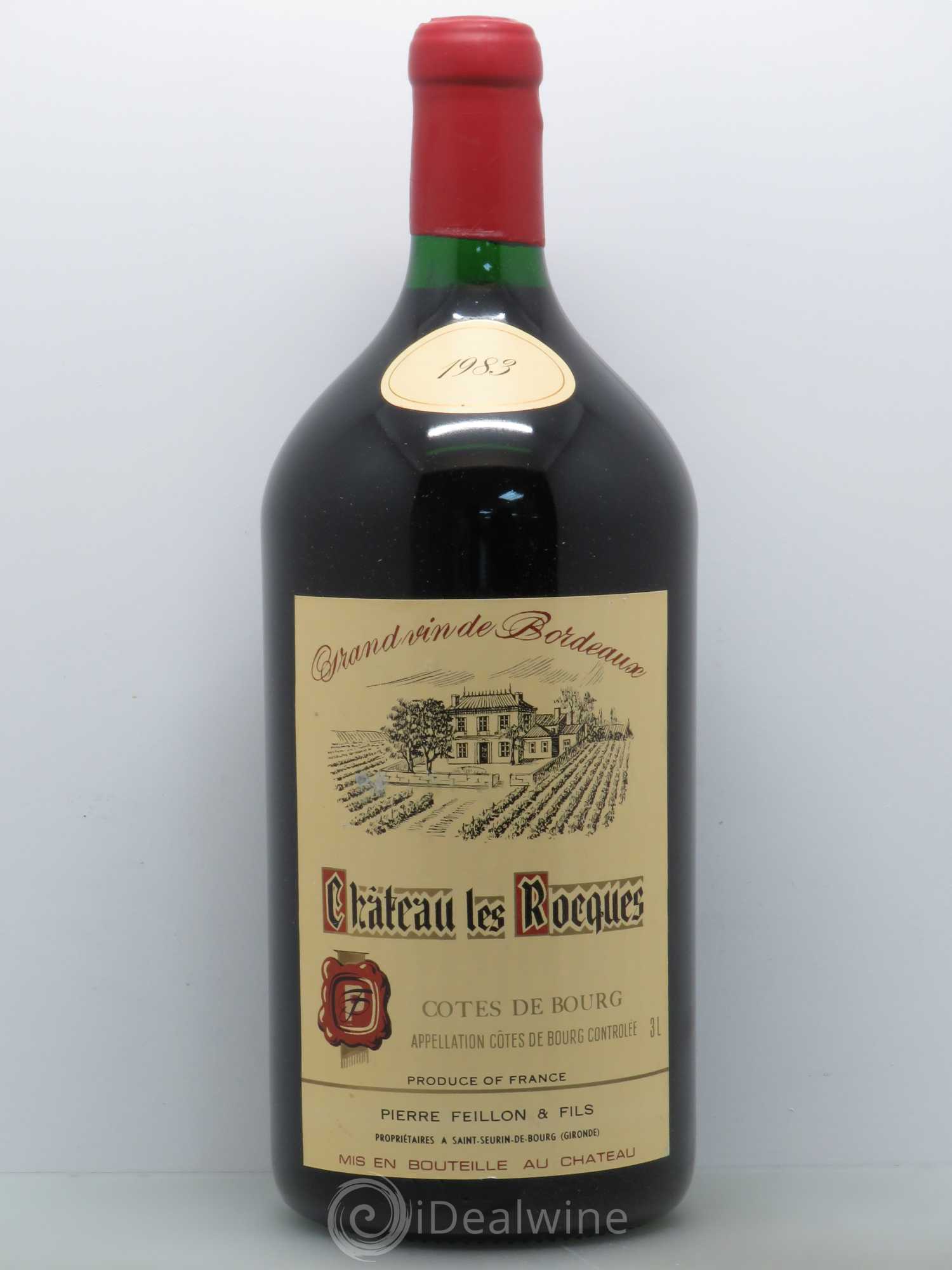 Côtes de Bourg Château les Rocques 1983 - Lot de 1 double magnum - 0