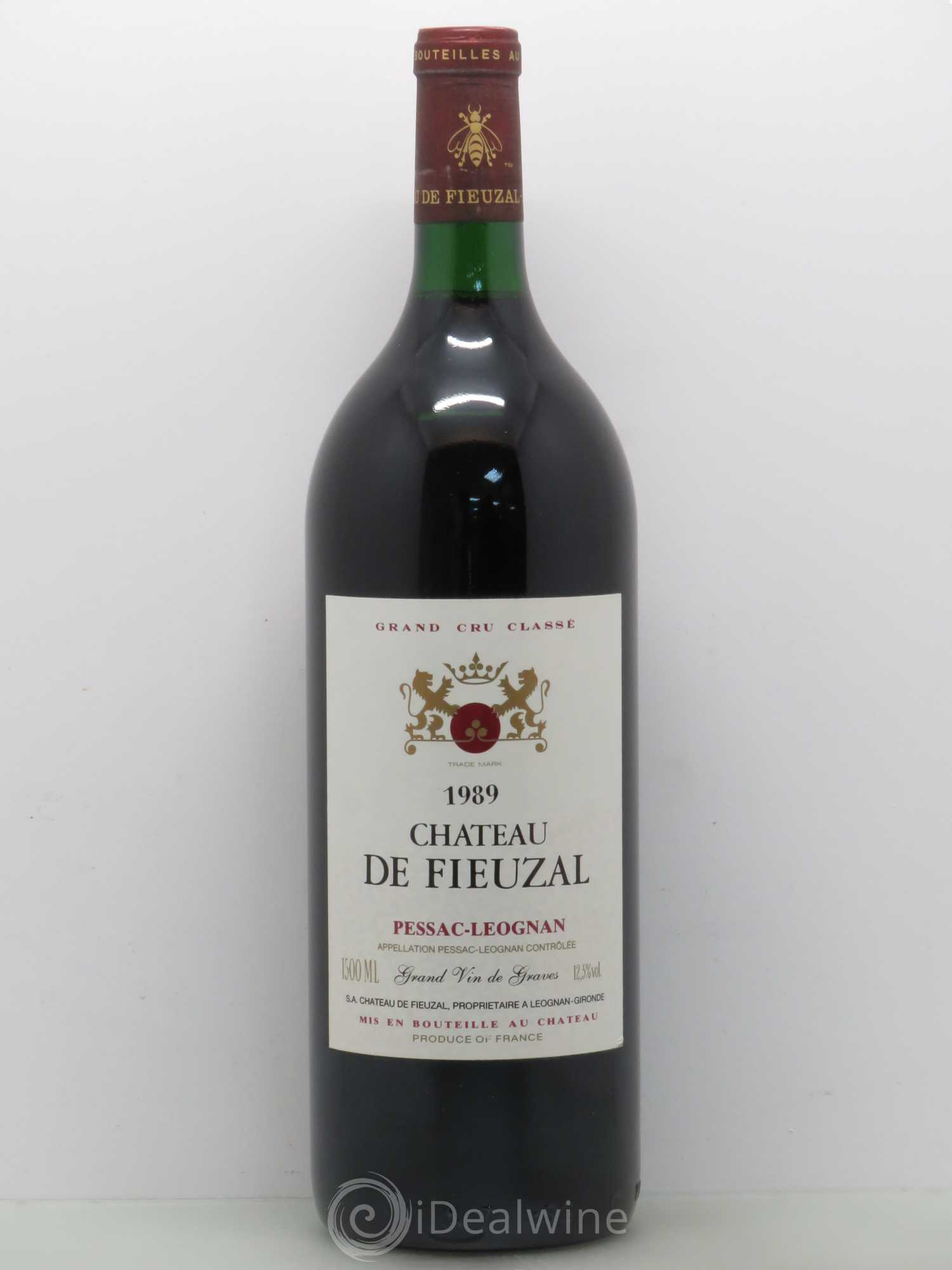 Château de Fieuzal Cru Classé de Graves 1989 - Lot de 1 magnum - 0