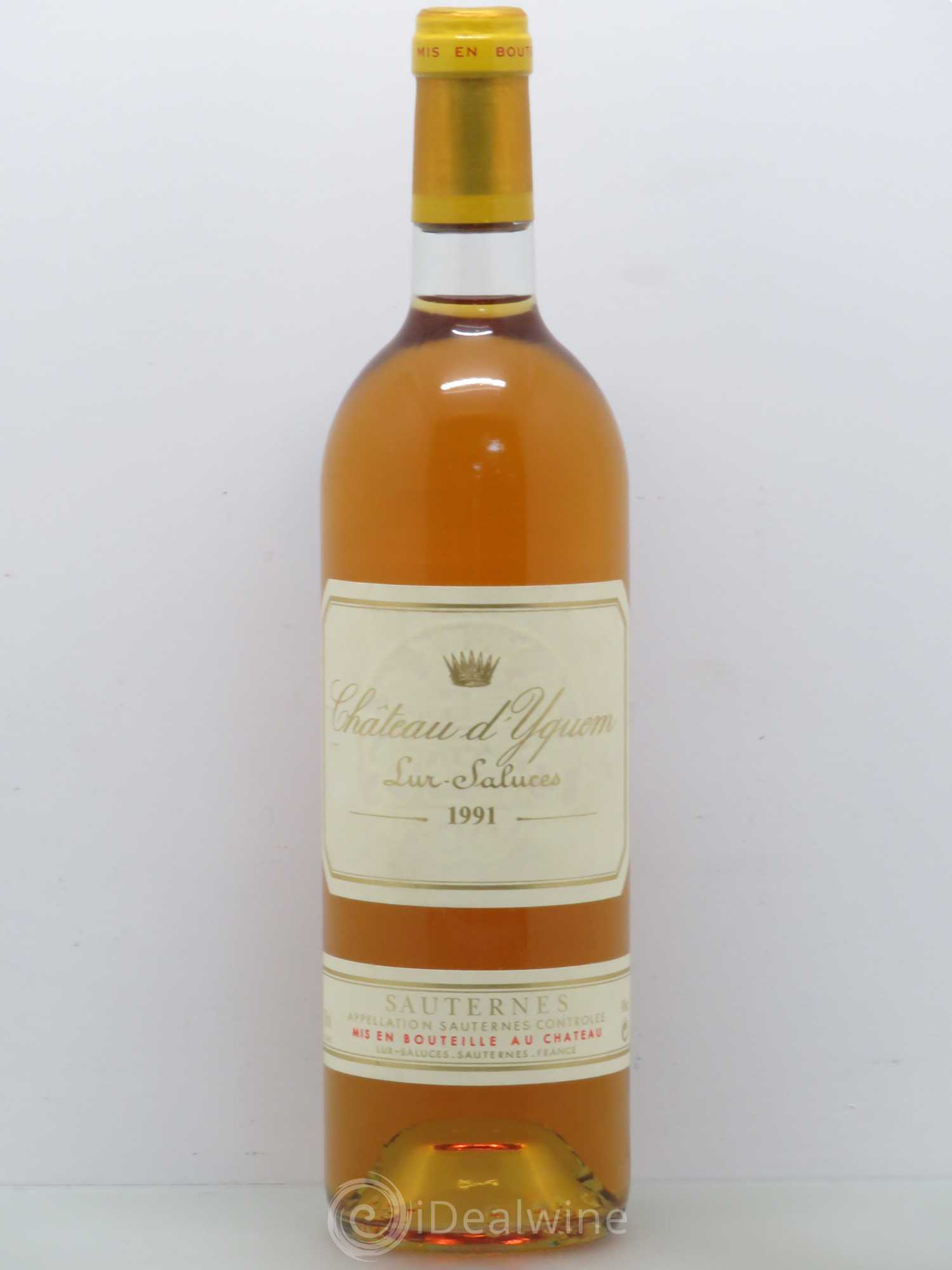 Château d' Yquem 1er Cru Classé Supérieur 1991 - Lot de 1 bouteille - 0