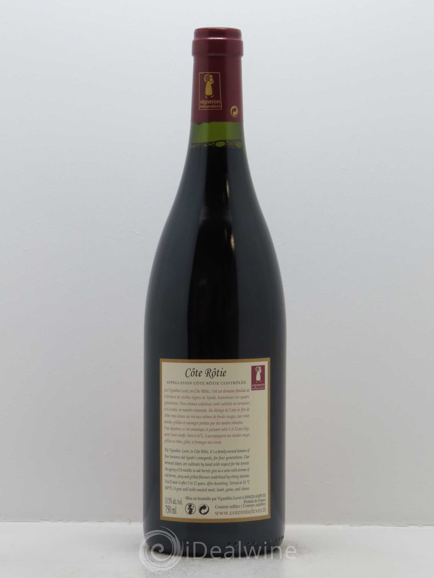 Côte-Rôtie Maestria Vignobles Levet 2015 - Lot de 1 bouteille - 1