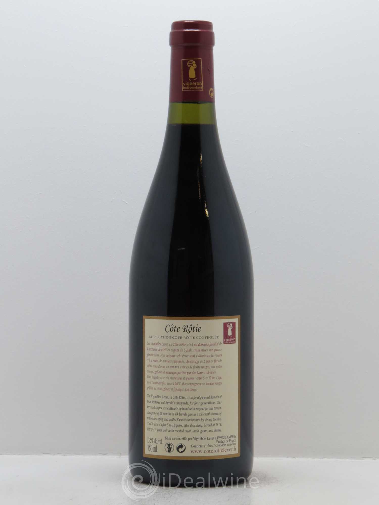 Côte-Rôtie Améthyste Vignobles Levet 2015 - Lot de 1 bouteille - 1