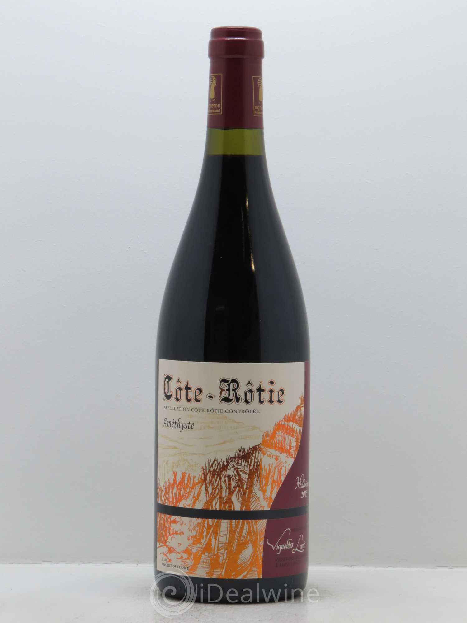 Côte-Rôtie Améthyste Vignobles Levet 2015 - Lot de 1 bouteille - 0