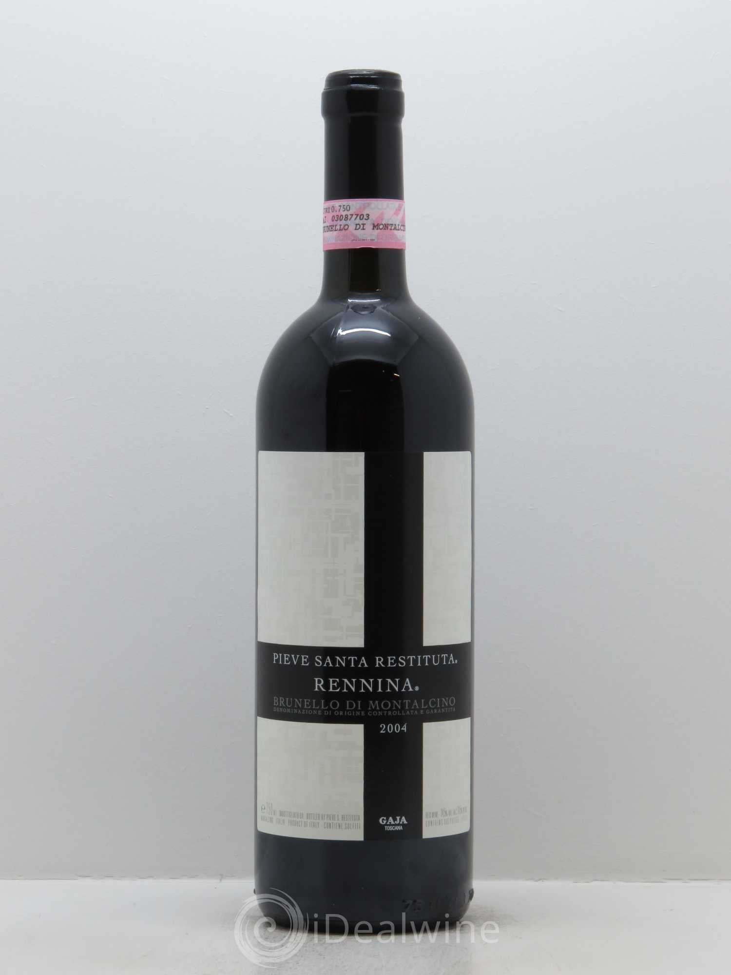 Brunello di Montalcino DOCG Pieve Santa Restituta - Rennina Angelo Gaja 2004 - Lot de 1 bouteille - 0