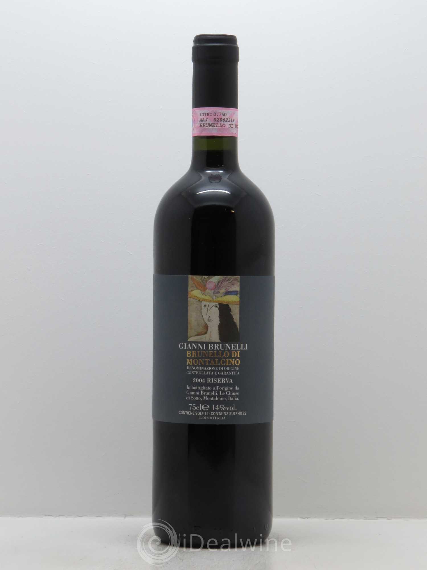 Brunello di Montalcino DOCG Riserva Gianni Brunelli 2004 - Lot de 1 bouteille - 0