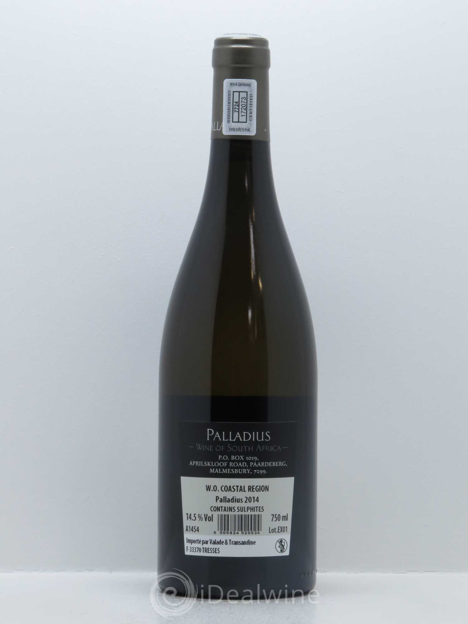 Swartland The Sadie Family Palladius 2014 - Lot de 1 bouteille - 1