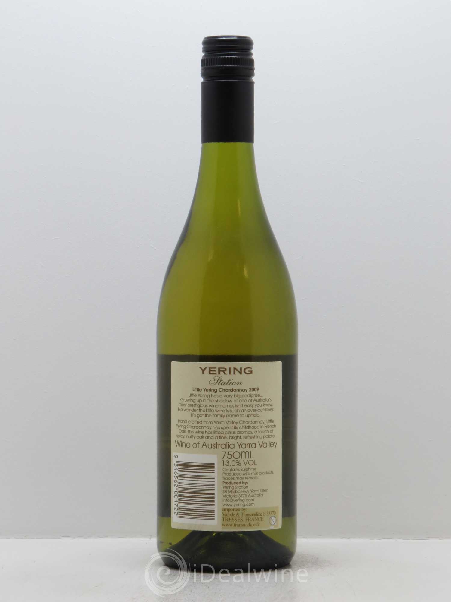 Yarra Valley Yarra Yering Vineyards Chardonnay 2009 - Lot de 1 bouteille - 1