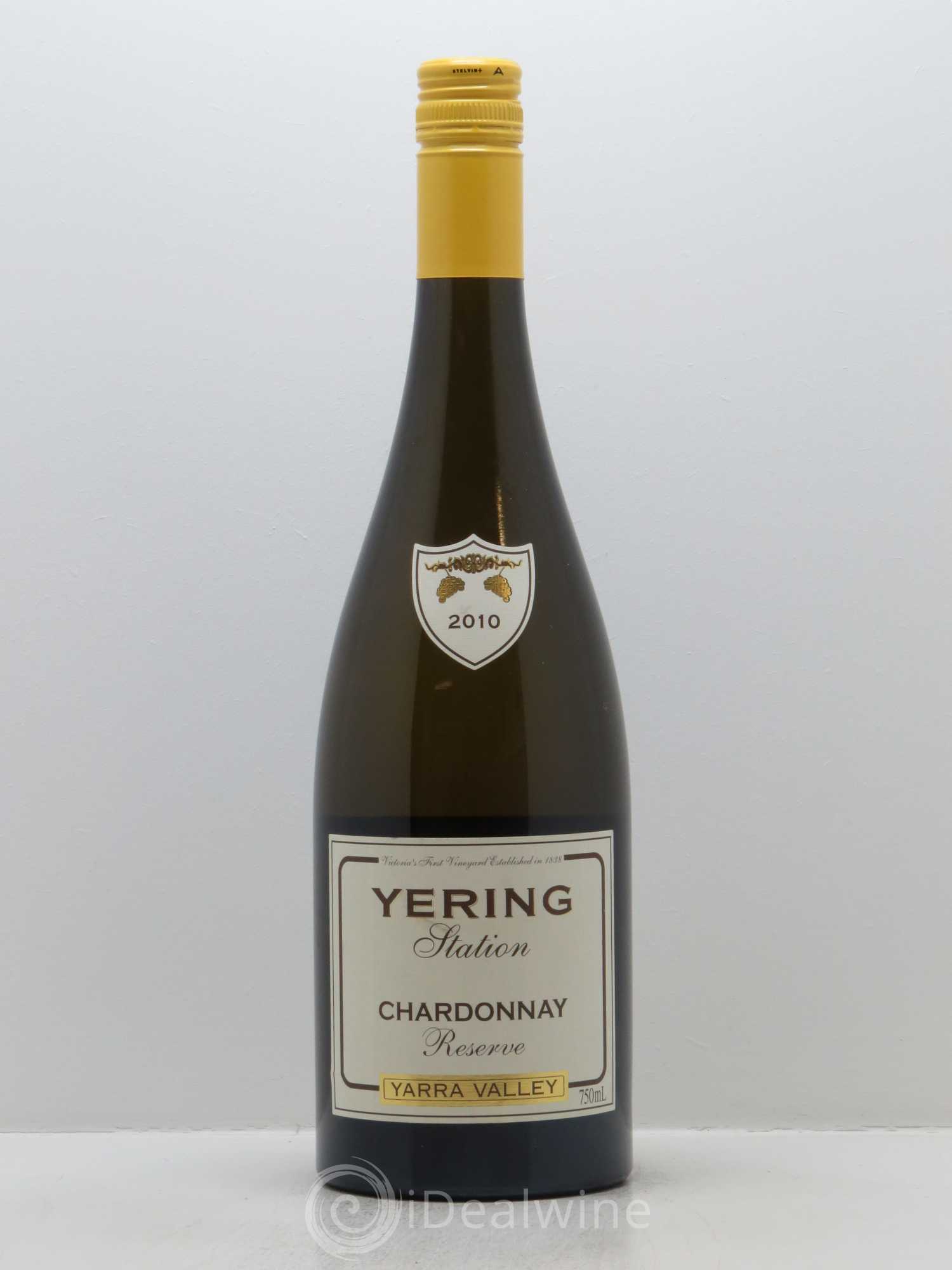 Yarra Valley Yarra Yering Vineyards Reserve Chardonnay 2010 - Lot de 1 bouteille - 0
