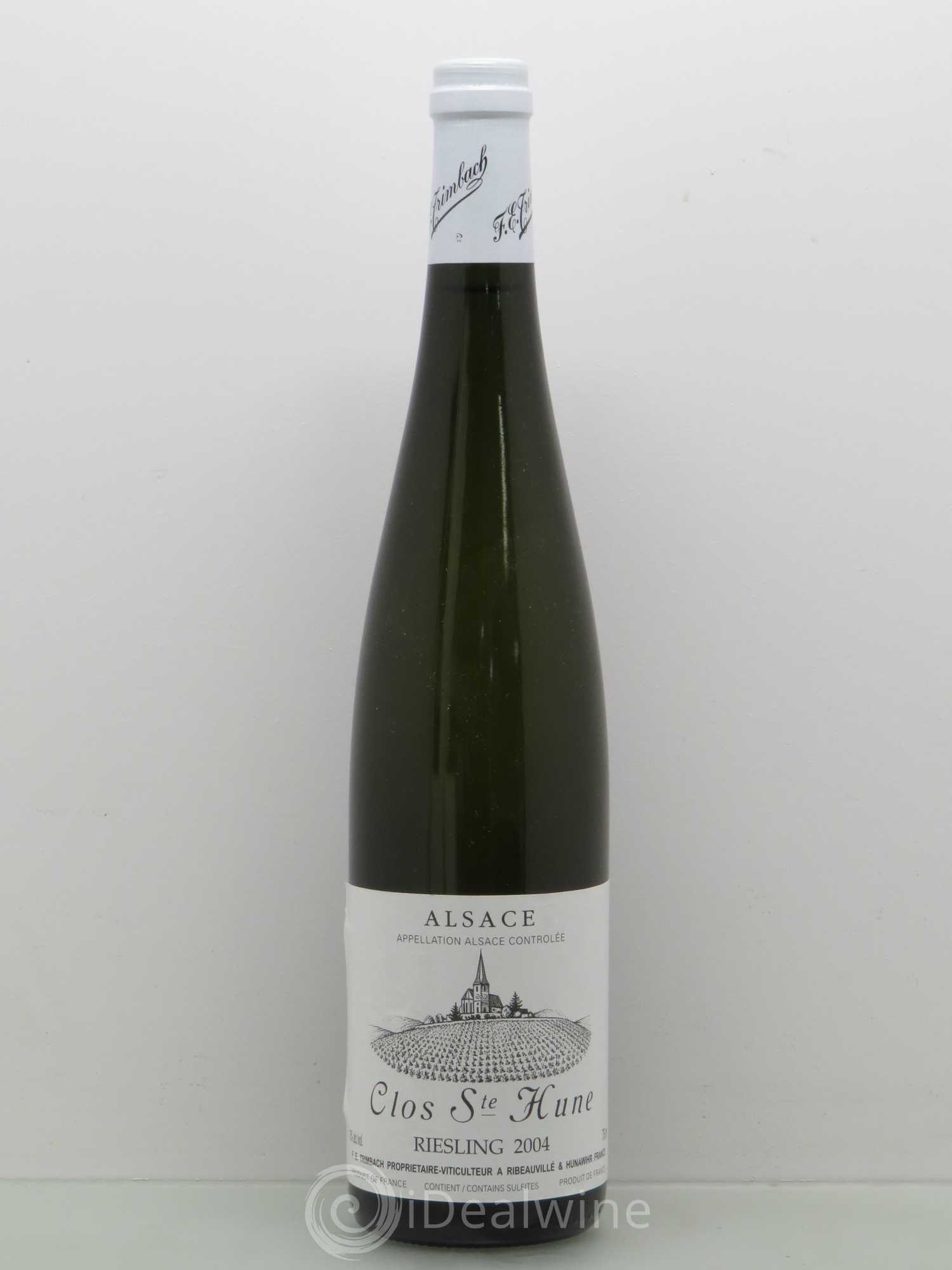 Alsace Riesling Clos Sainte-Hune Trimbach (Domaine) 2004 - Lot de 1 bouteille - 0
