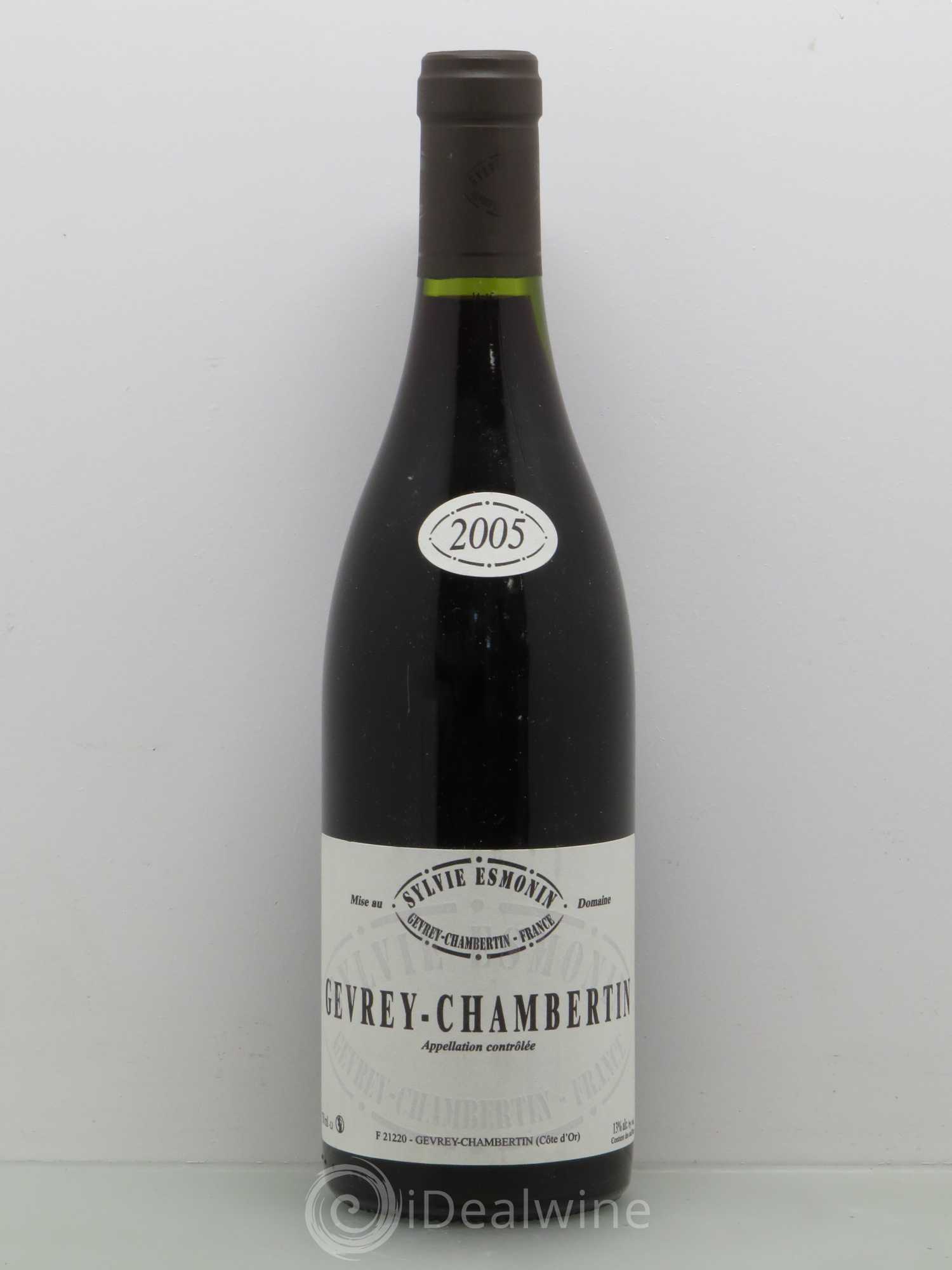 Gevrey-Chambertin Sylvie Esmonin 2005 - Lot de 1 bouteille - 0