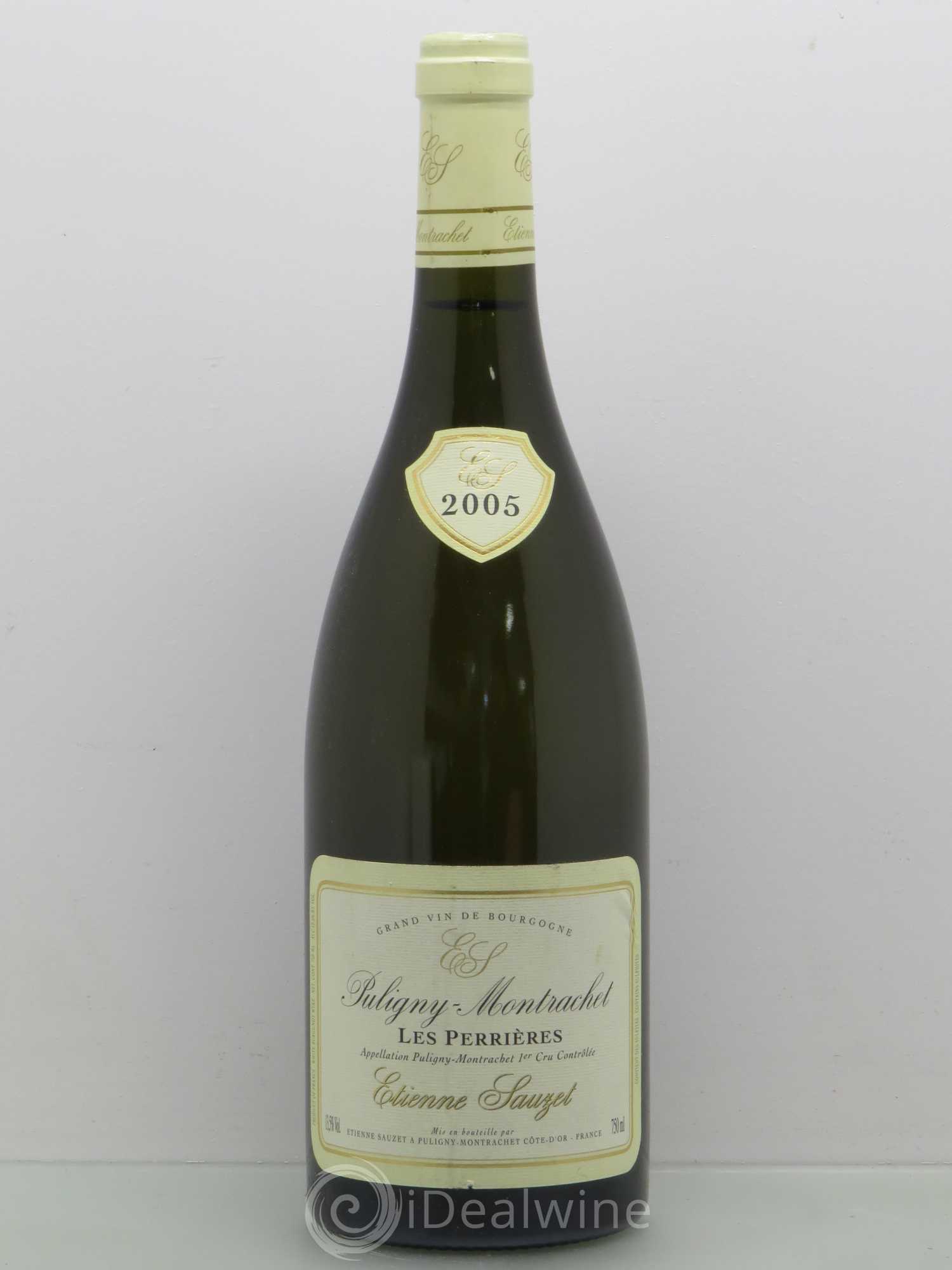 Puligny-Montrachet 1er Cru Les Perrières Etienne Sauzet 2005 - Lot de 1 bouteille - 0