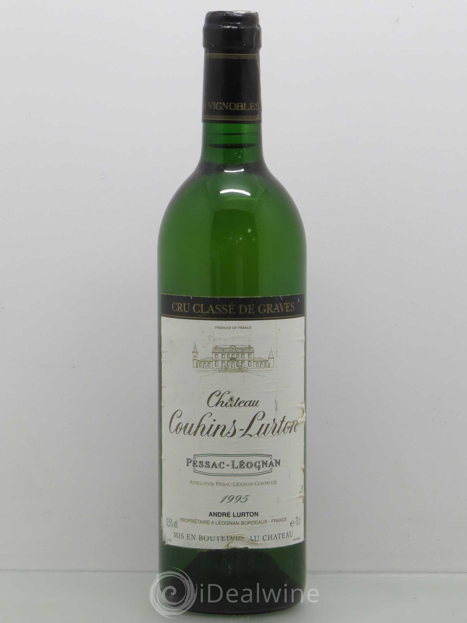 Château Couhins-Lurton Cru Classé de Graves 1995 - Lot de 1 bouteille - 0