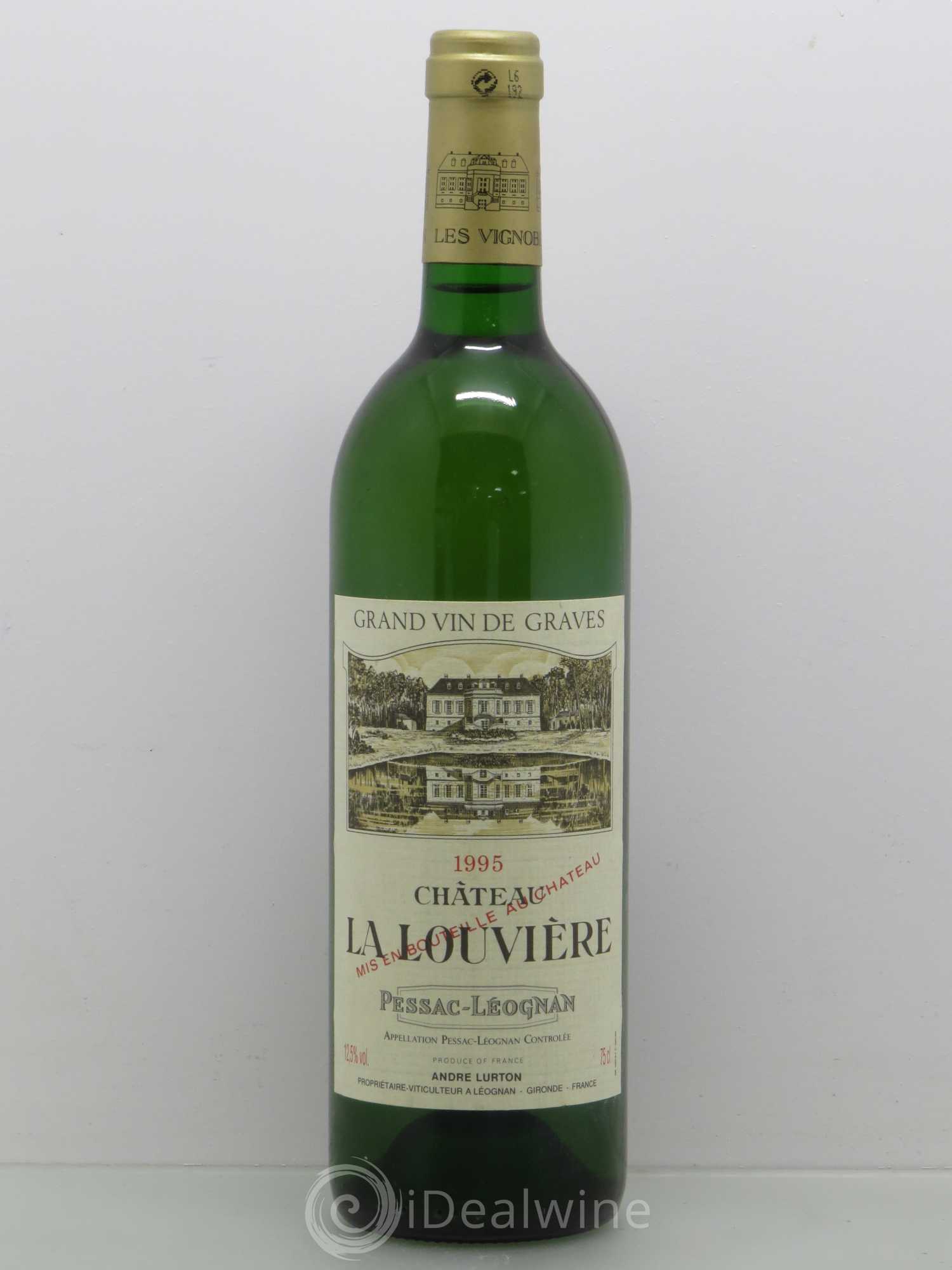 Château la Louvière 1995 - Lot de 1 bouteille - 0