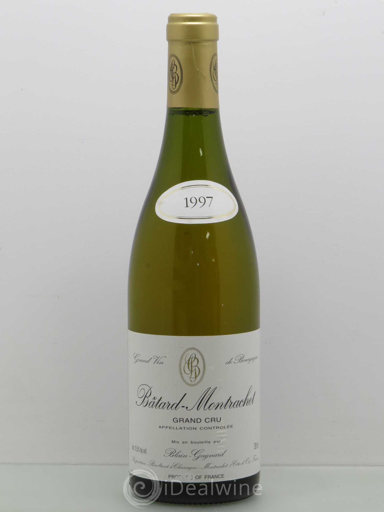 Bâtard-Montrachet Grand Cru Blain-Gagnard (Domaine) (sans prix de réserve) 1997 - Lot de 1 bouteille - 0