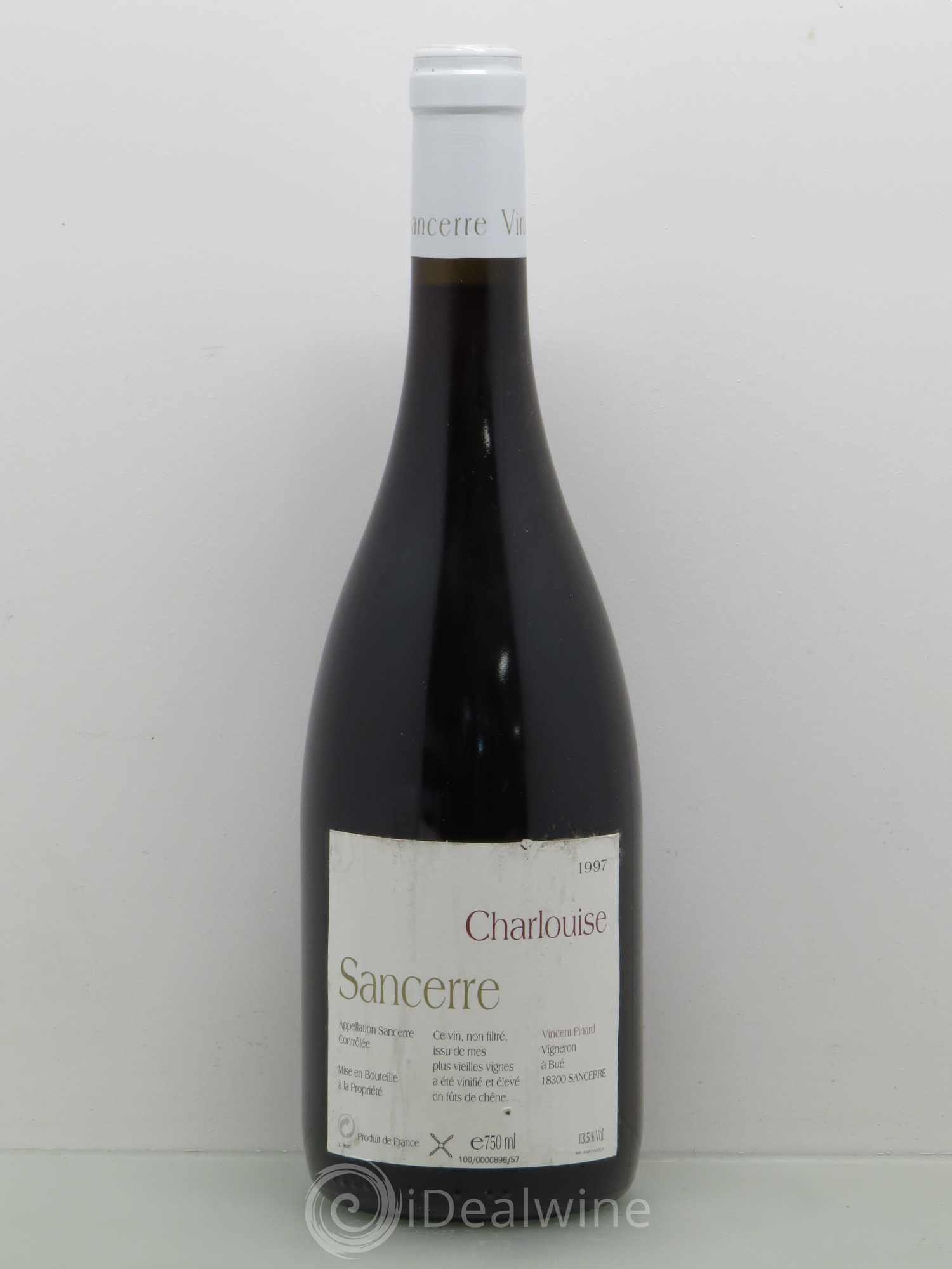 Sancerre Charlouise Vincent Pinard 1997 - Lot de 1 bouteille - 0