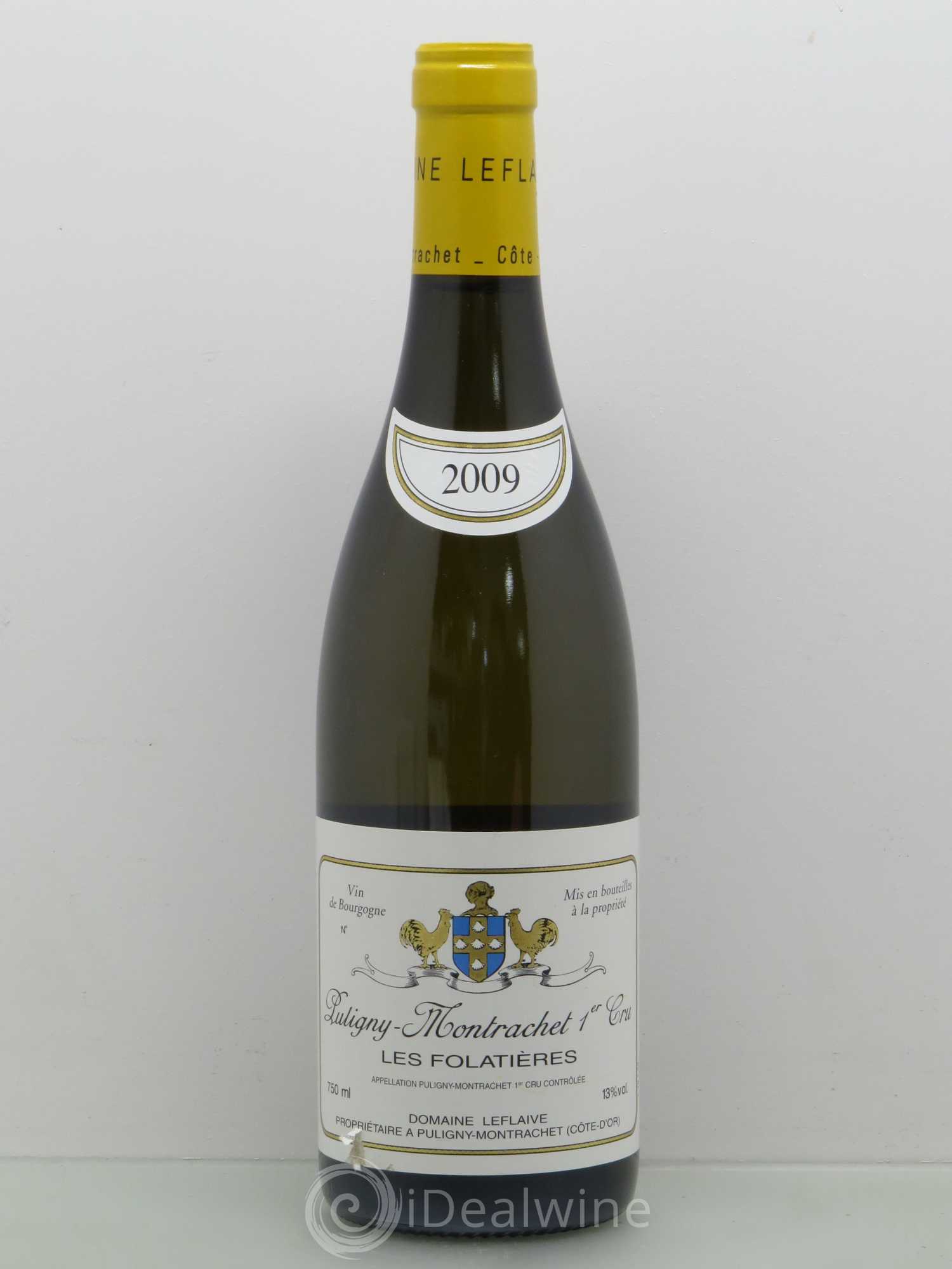 Puligny-Montrachet 1er Cru Les Folatières Leflaive (Domaine) 2009 - Lot de 1 bouteille - 0