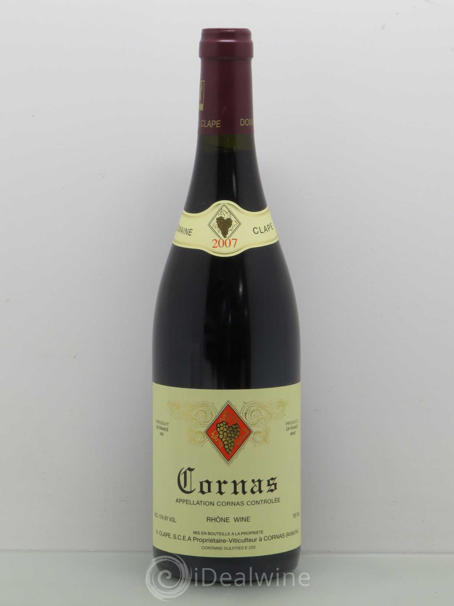 Cornas Auguste Clape 2007 - Posten von 1 Flasche - 0
