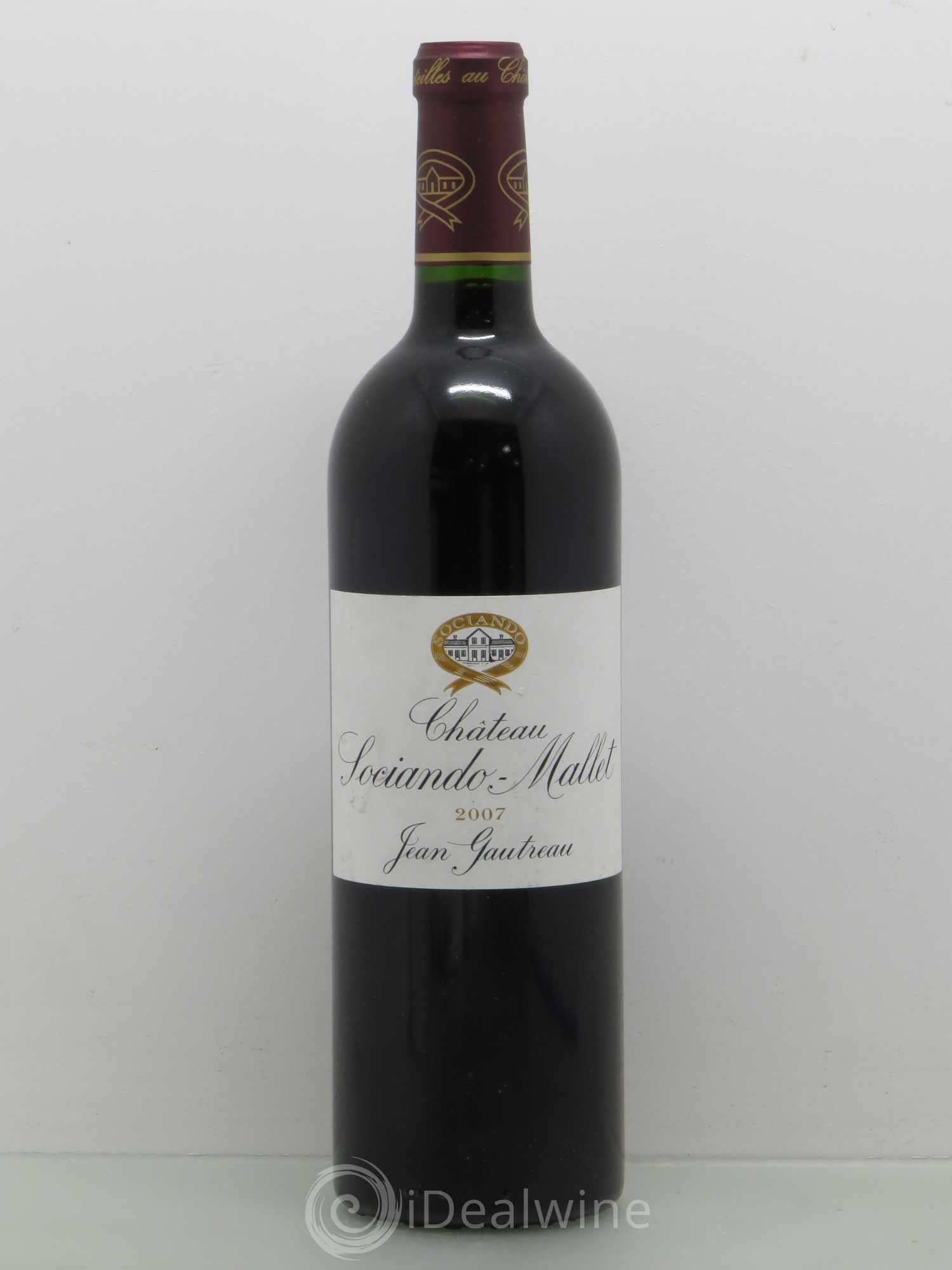 Château Sociando Mallet 2007 - Lot de 1 bouteille - 0