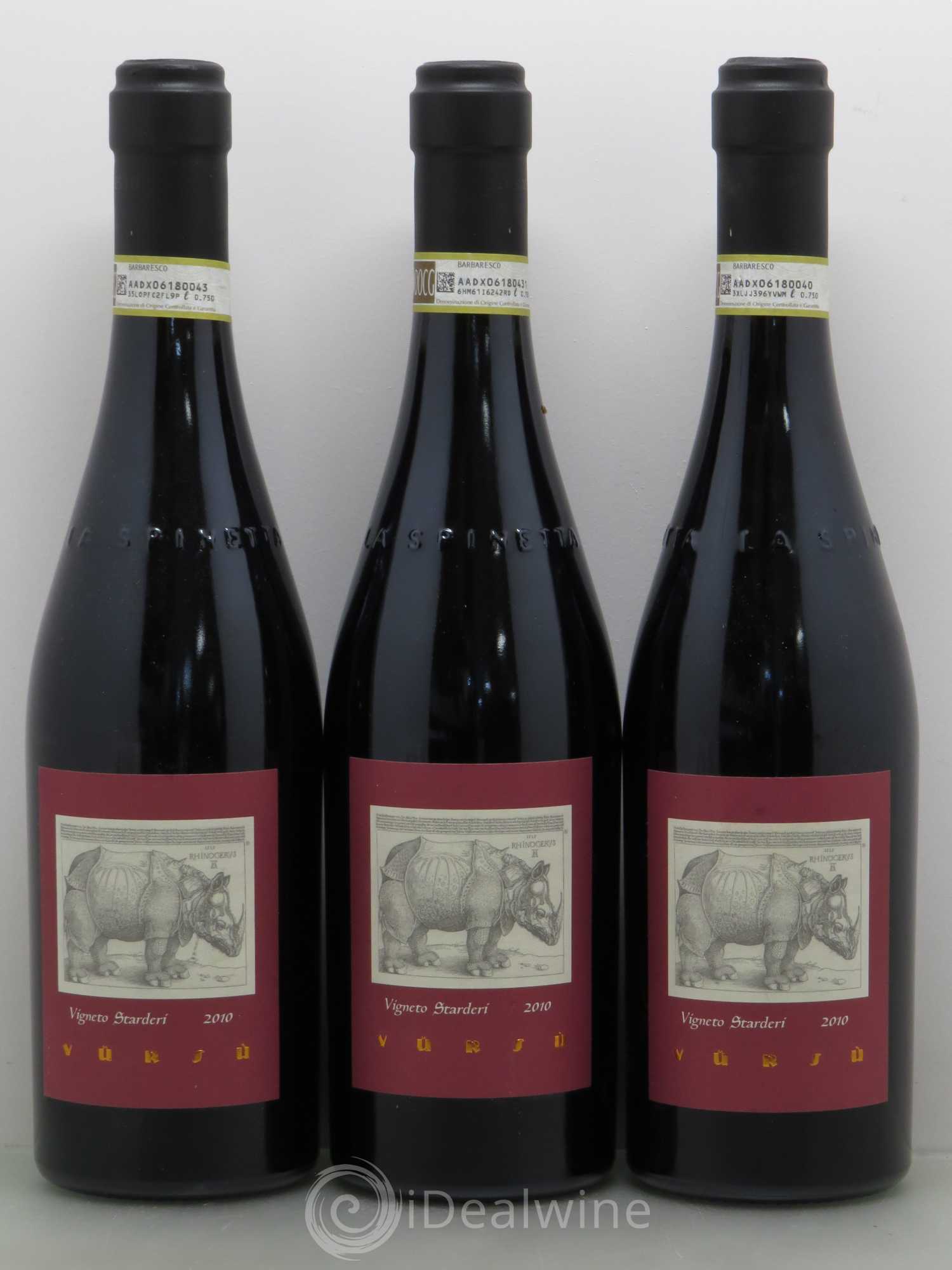 Barbaresco DOCG Starderi Vursu La Spinetta - Giorgio Rivetti La Spinetta Vigneto Starderi 2010 - Posten von 3 Flaschen - 0