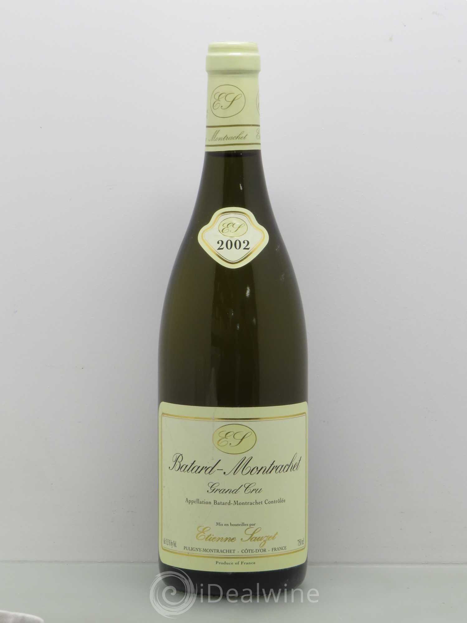 Bâtard-Montrachet Grand Cru Etienne Sauzet 2002 - Lot de 1 bouteille - 0