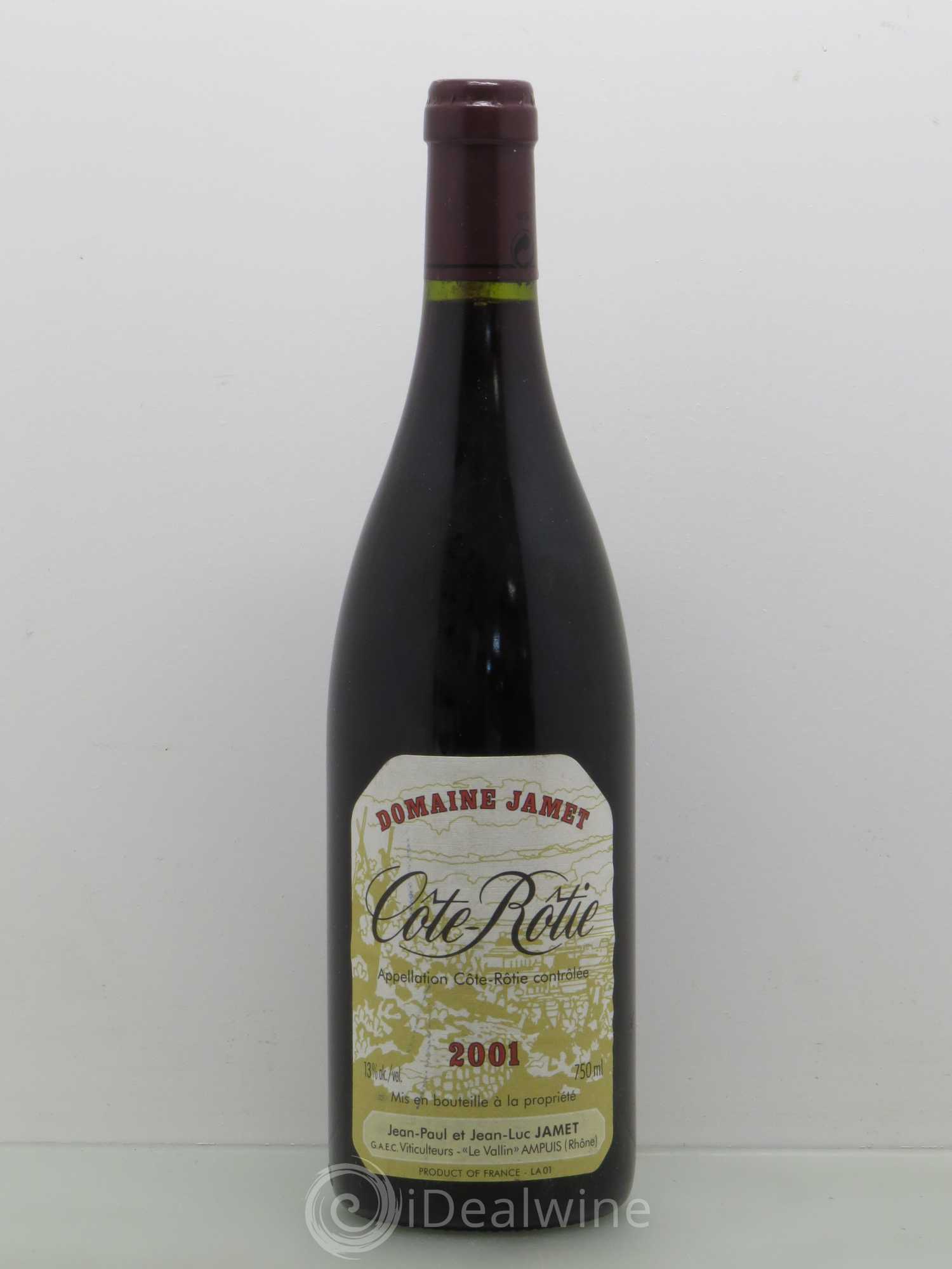 Côte-Rôtie Jamet (Domaine) 2001 - Lot de 1 bouteille - 0