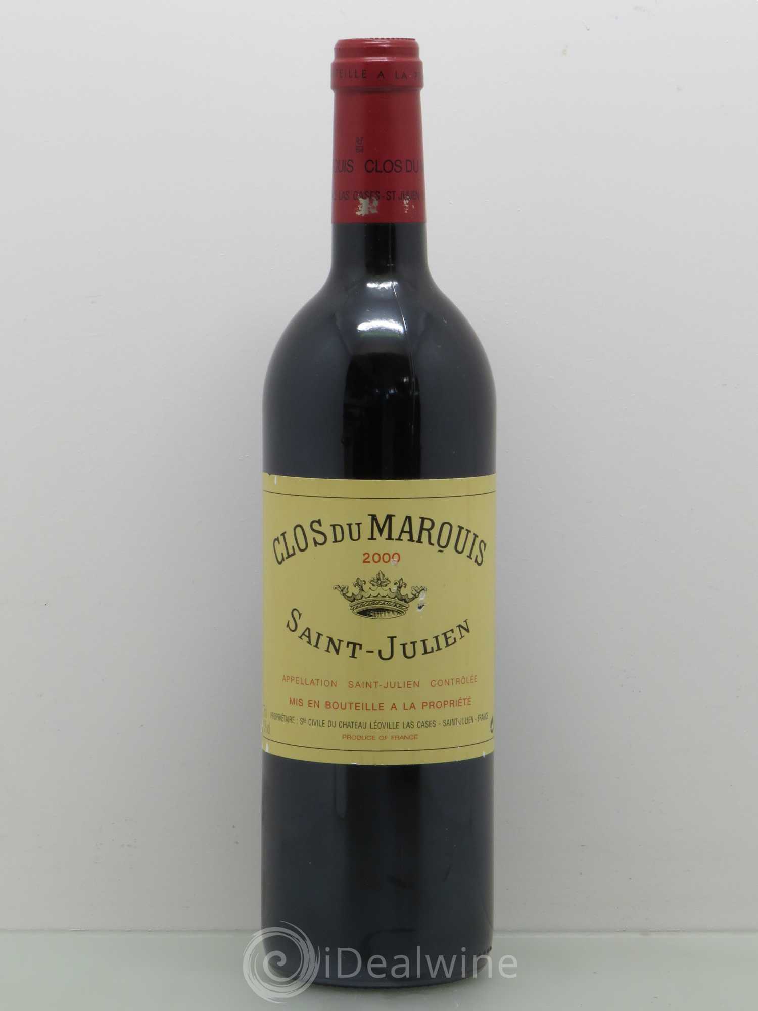 Clos du Marquis 2000 - Lot de 1 bouteille - 0