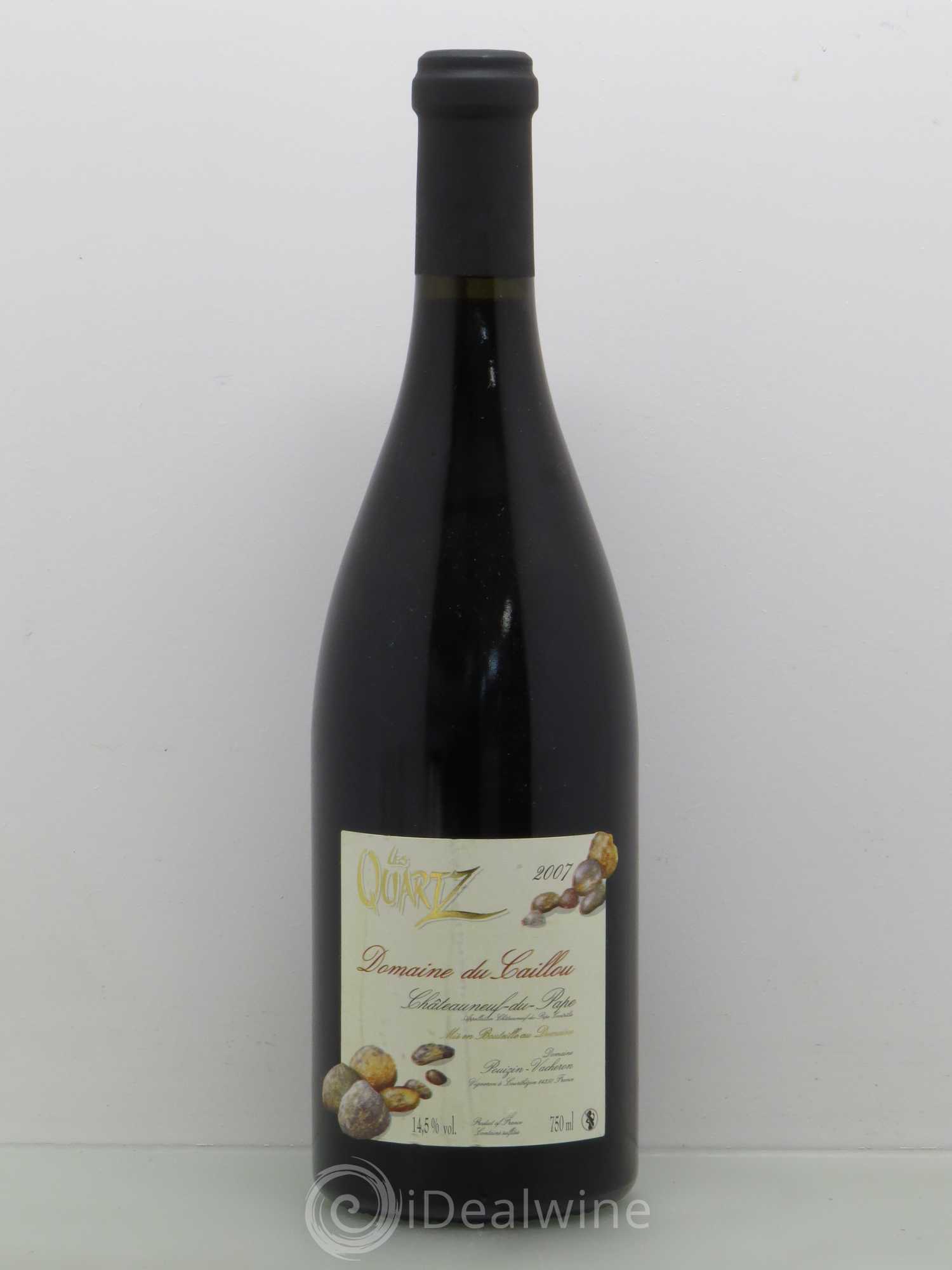 Châteauneuf-du-Pape Les Quartz Clos du Caillou 2007 - Lot de 1 bouteille - 0