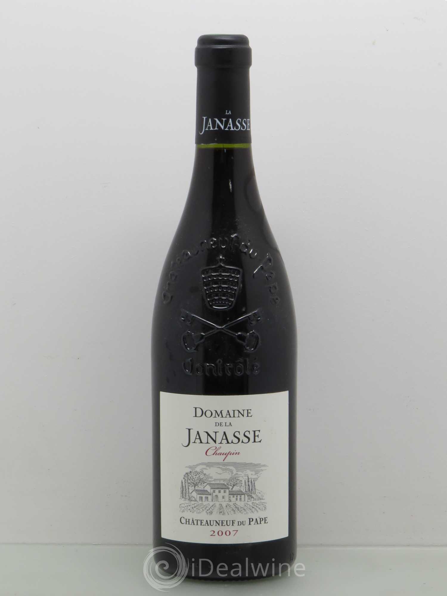 Châteauneuf-du-Pape Cuvée Chaupin La Janasse (Domaine de) 2007 - Lot de 1 bouteille - 0