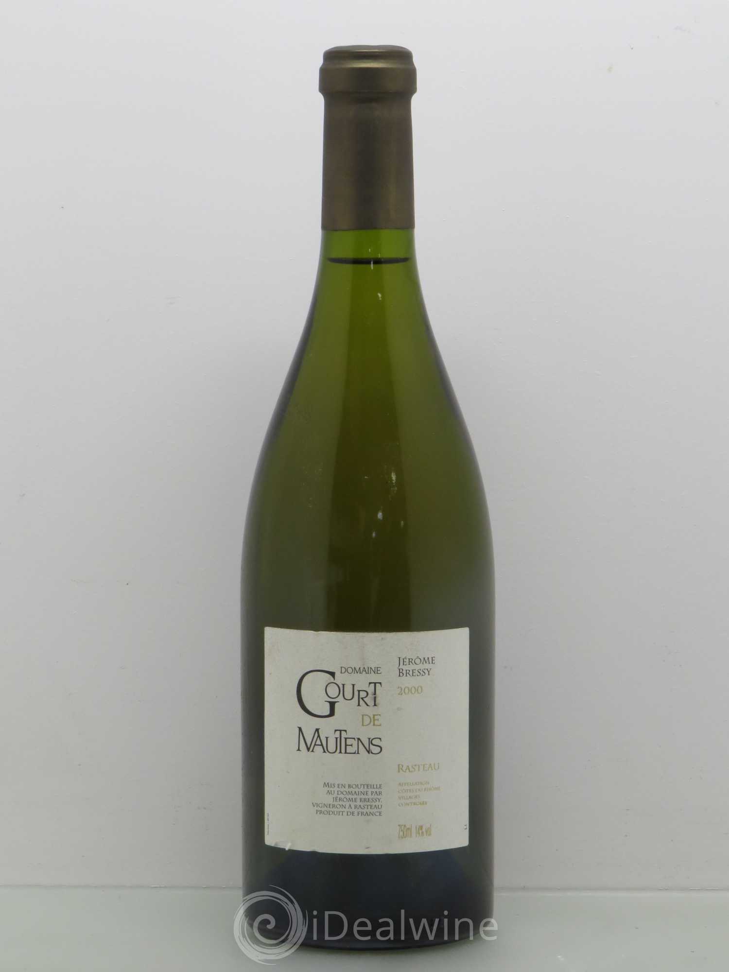 Rhône Rasteau Gourt de Mautens Jérôme Bressy 2000 - Posten von 1 Flasche - 0