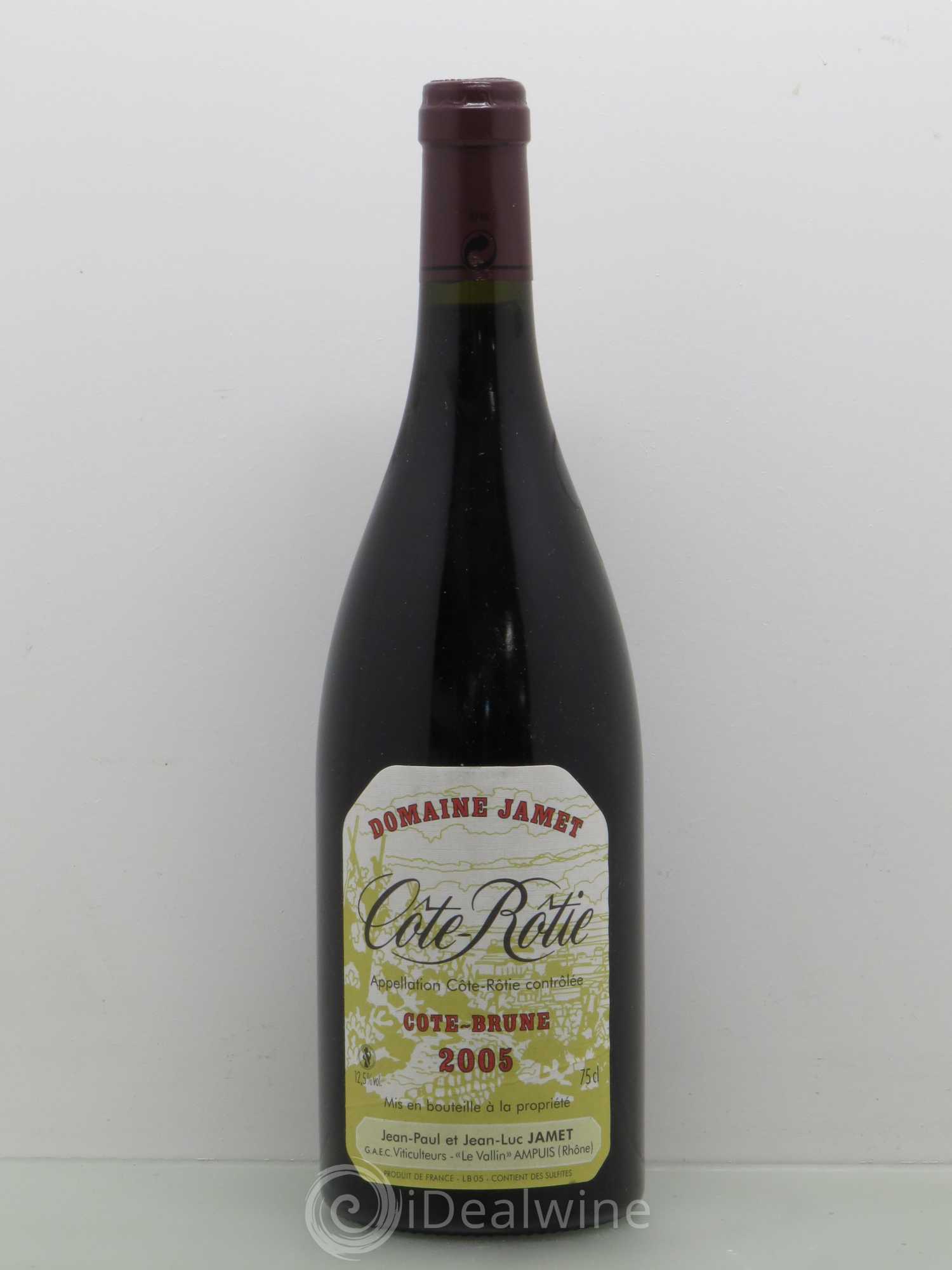 Côte-Rôtie Côte Brune Jamet (Domaine) 2005 - Lot de 1 bouteille - 0