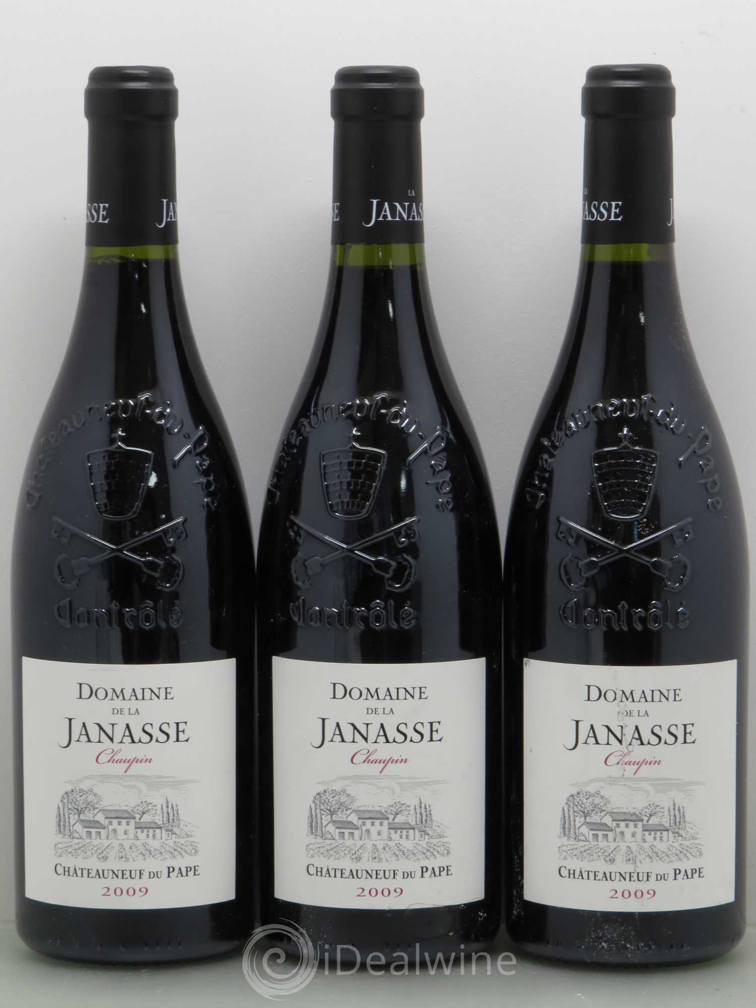 Châteauneuf-du-Pape Cuvée Chaupin La Janasse (Domaine de) 2009 - Lot de 3 bouteilles - 0