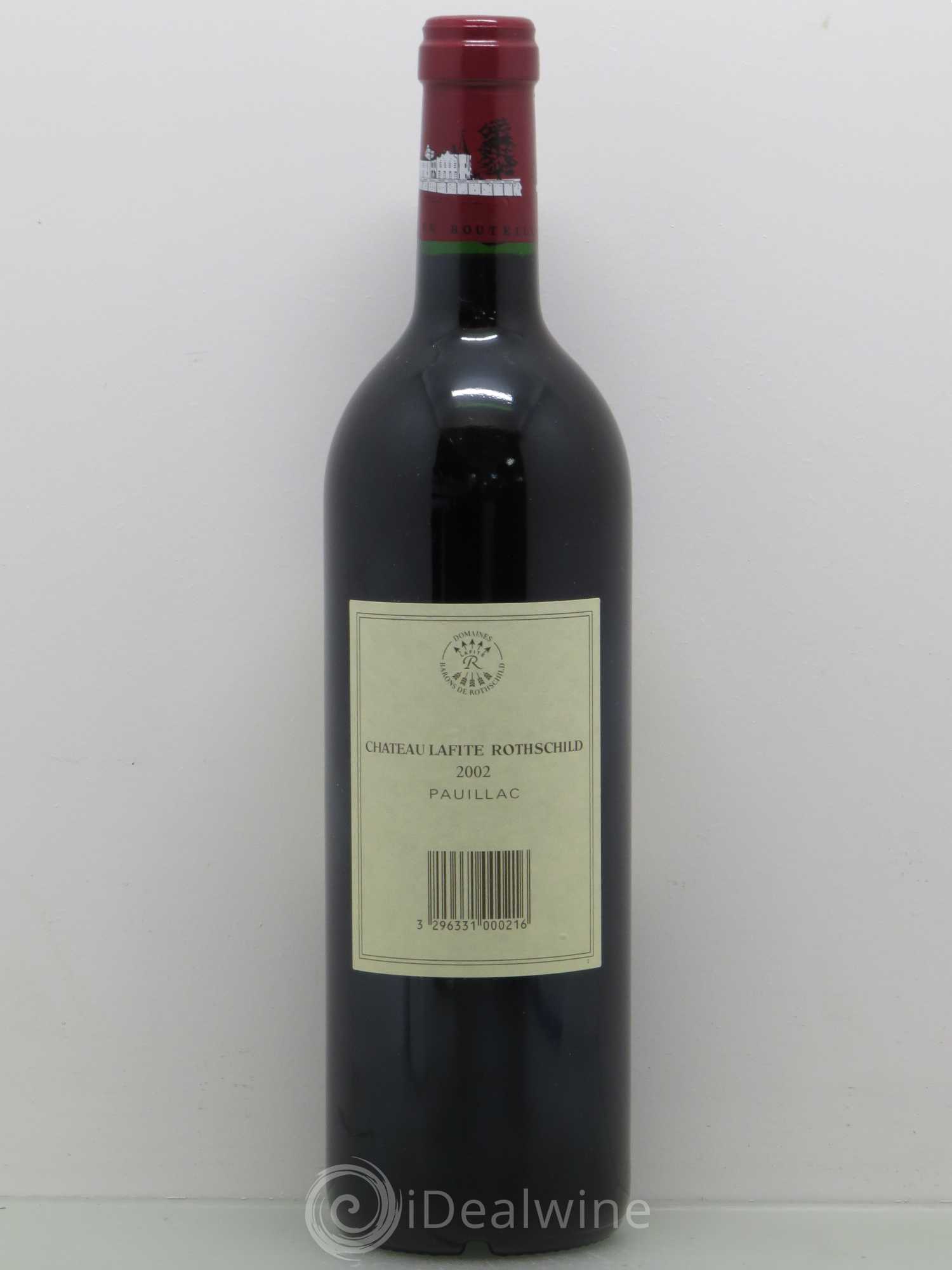 Château Lafite Rothschild 1er Grand Cru Classé 2002 - Lot de 1 bouteille - 1