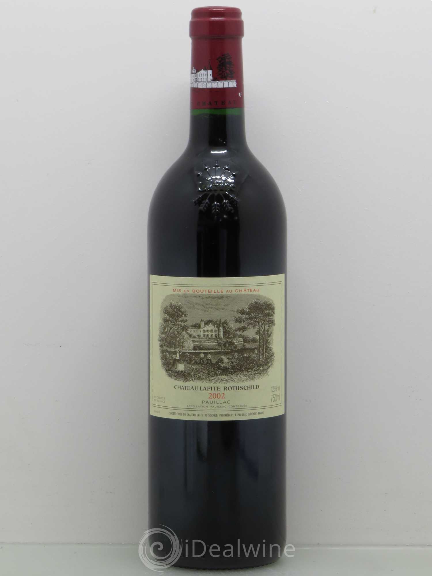 Château Lafite Rothschild 1er Grand Cru Classé 2002 - Lot de 1 bouteille - 0