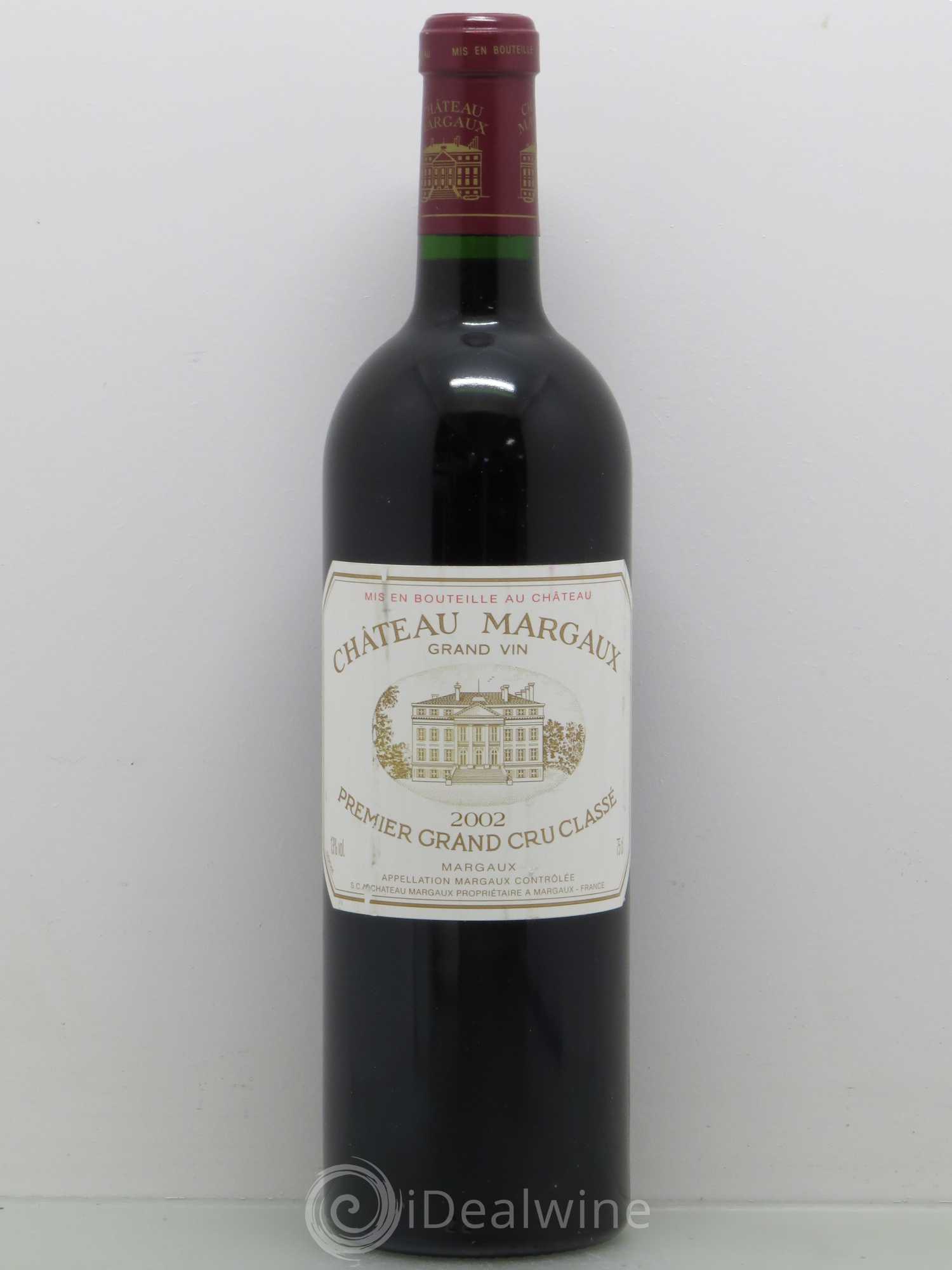 Château Margaux 1er Grand Cru Classé 2002 - Lot de 1 bouteille - 0