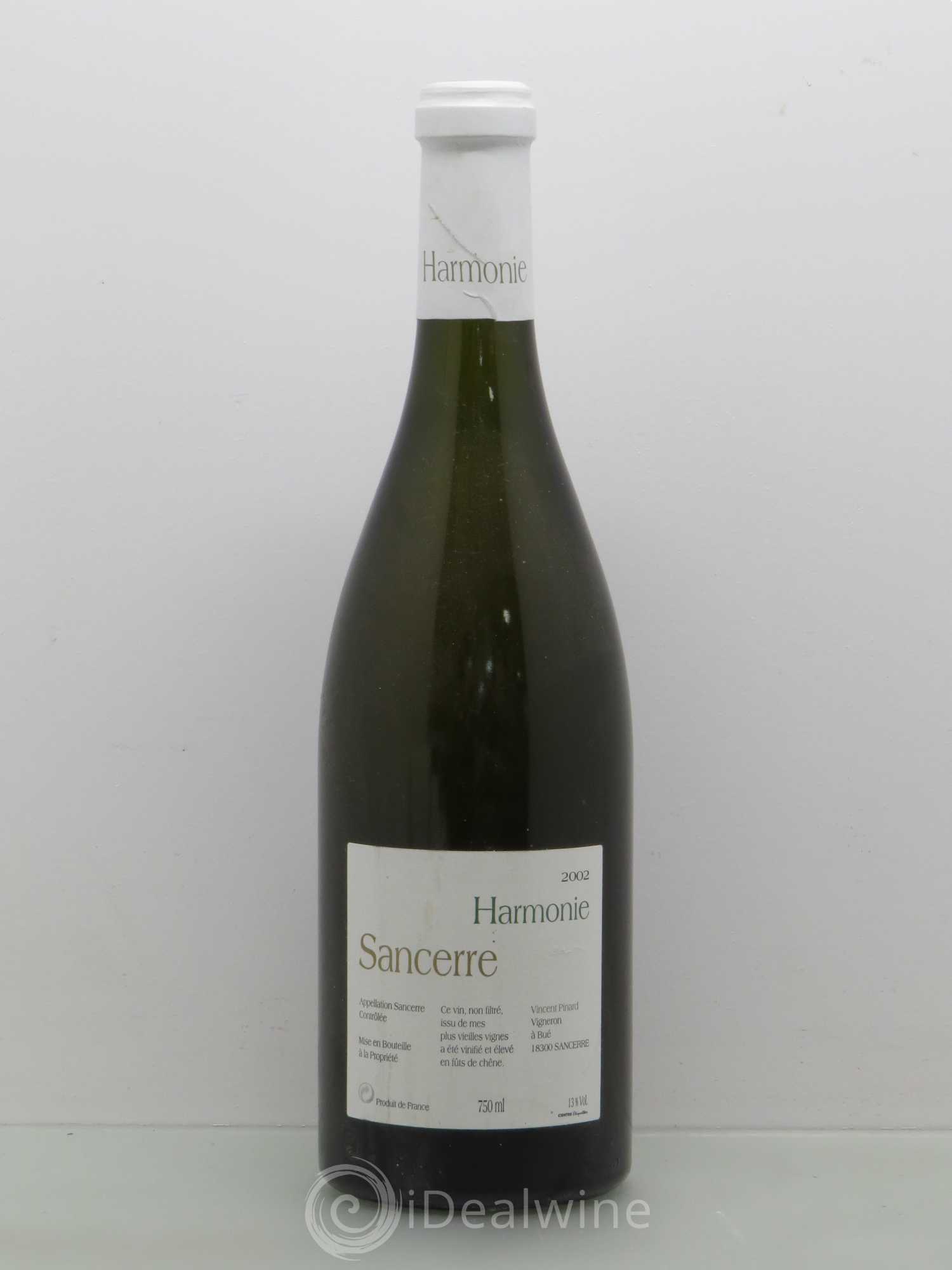 Sancerre Harmonie Vincent Pinard 2002 - Lot de 1 bouteille - 0