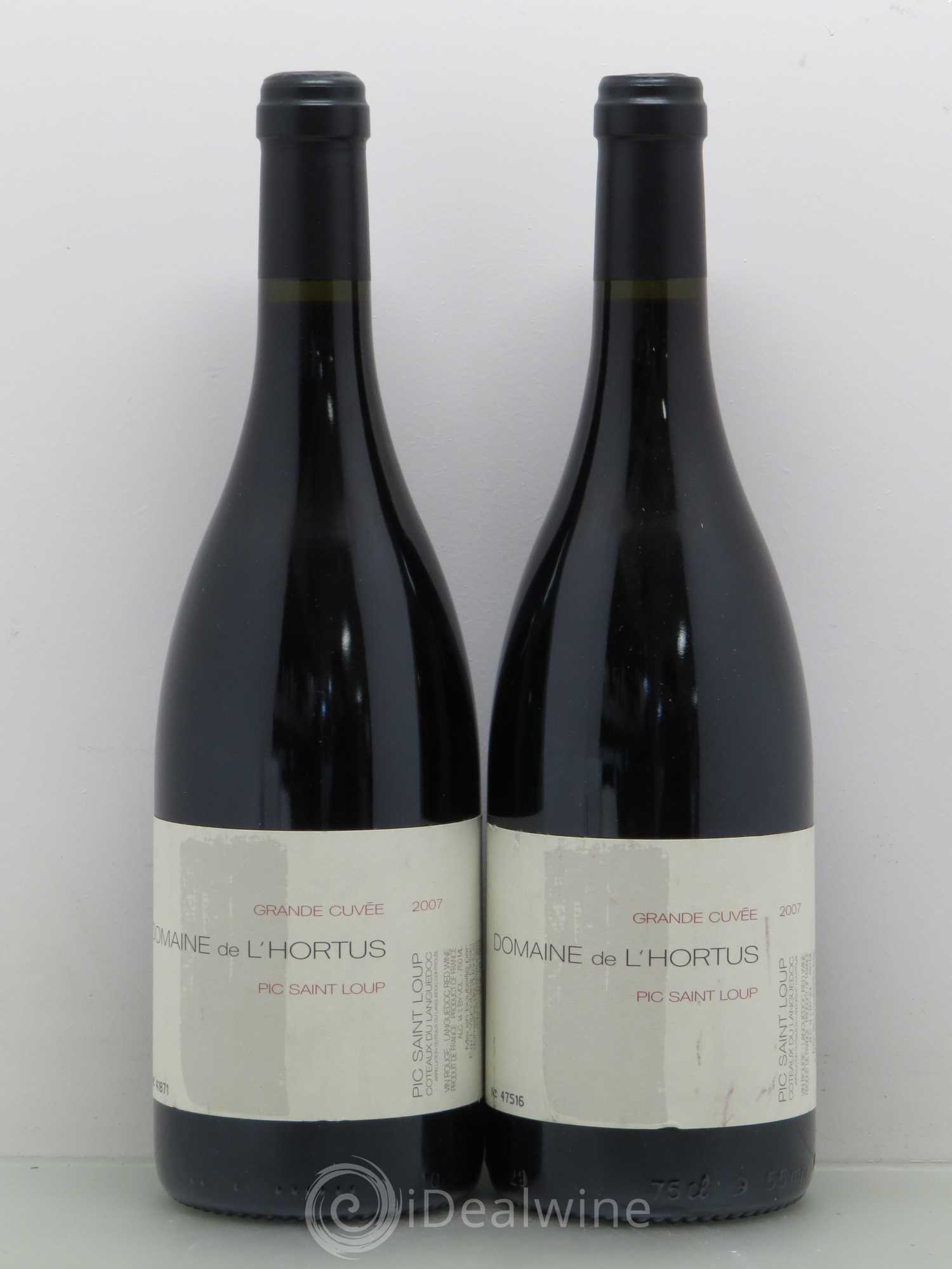 Pic Saint-Loup Domaine de L'Hortus Grande Cuvée Famille Orliac 2007 - Lot de 2 bouteilles - 0