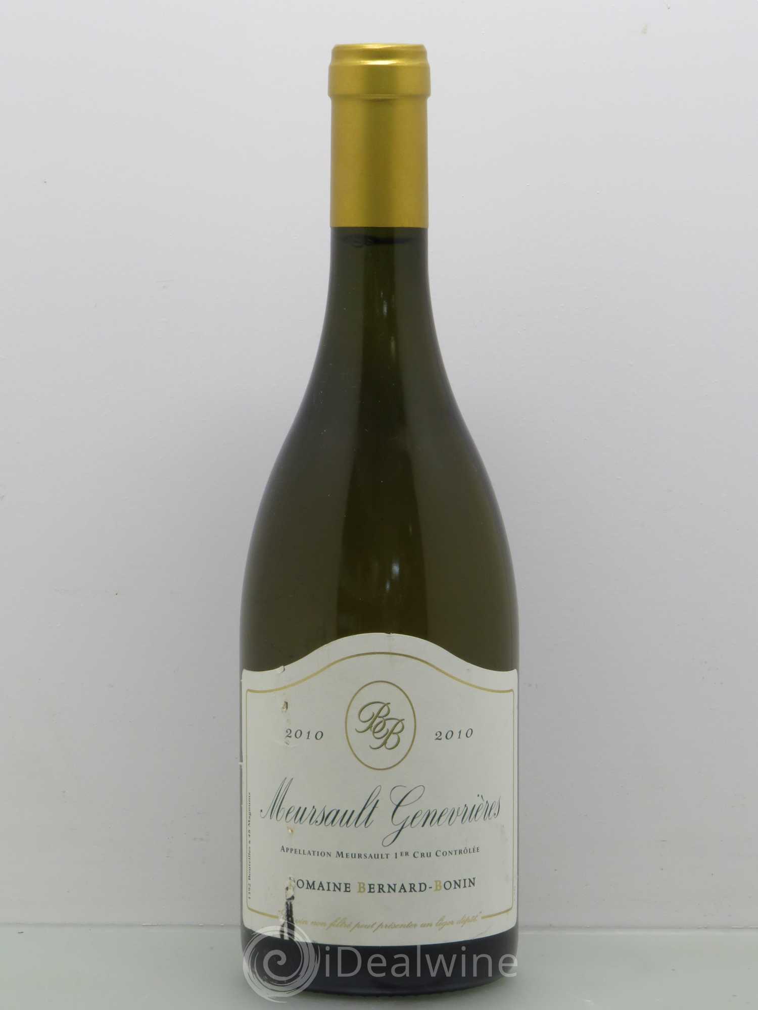 Meursault 1er Cru Les Genevrieres Bernard Bonin 2010 - Posten von 1 Flasche - 0