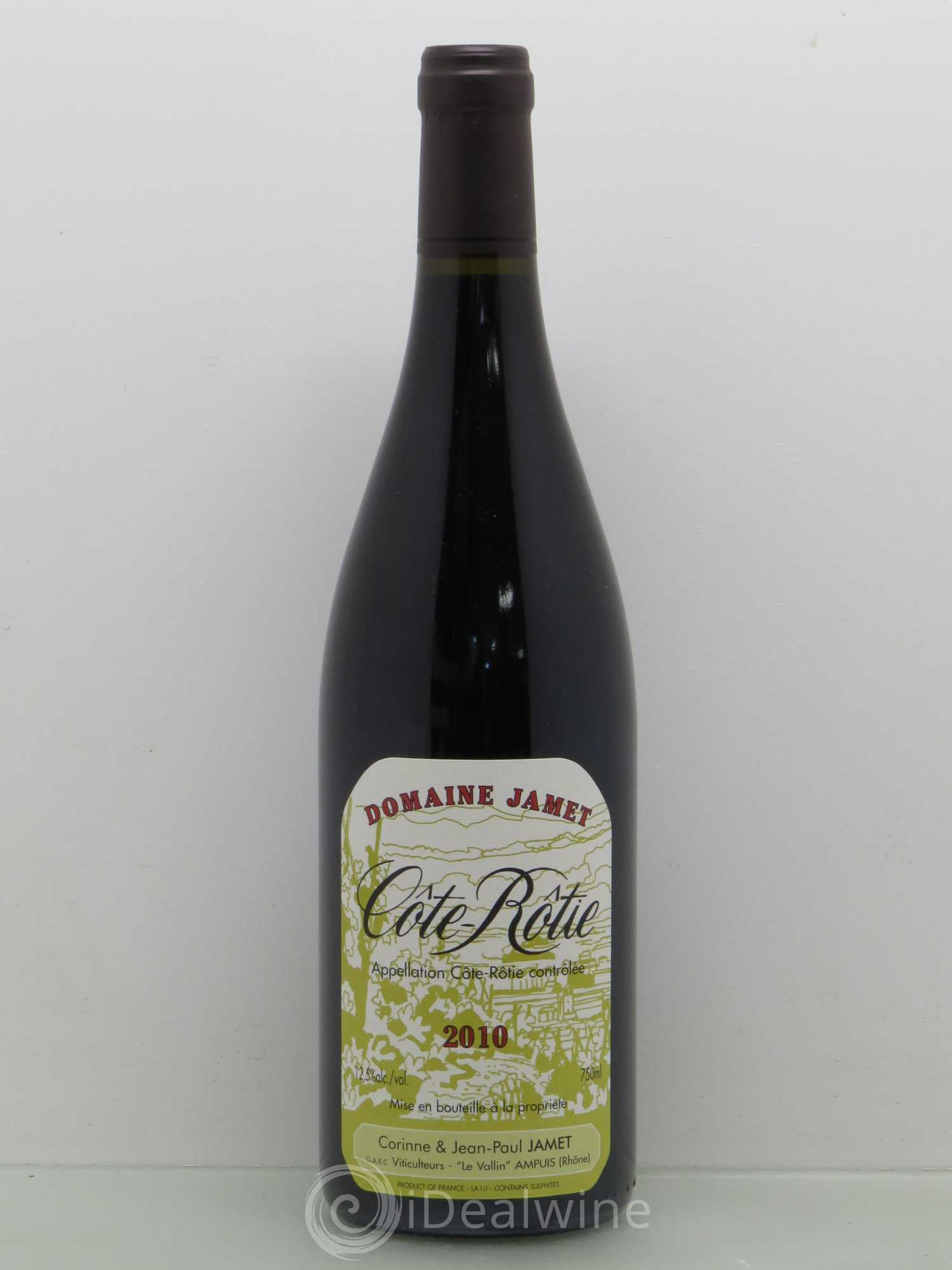 Côte-Rôtie Jamet (Domaine) 2010 - Lot de 1 bouteille - 0