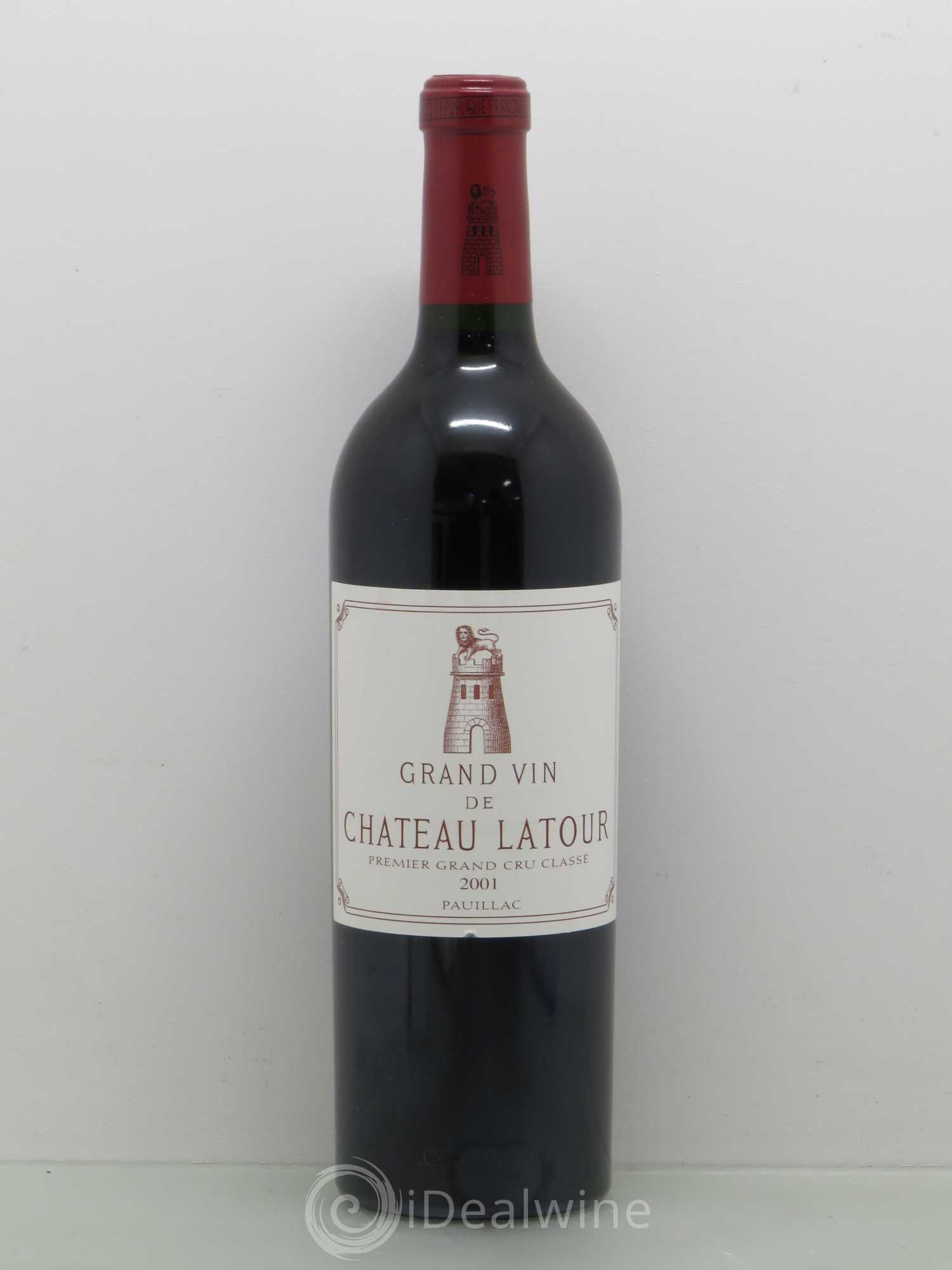 Château Latour 1er Grand Cru Classé 2001 - Lot de 1 bouteille - 0