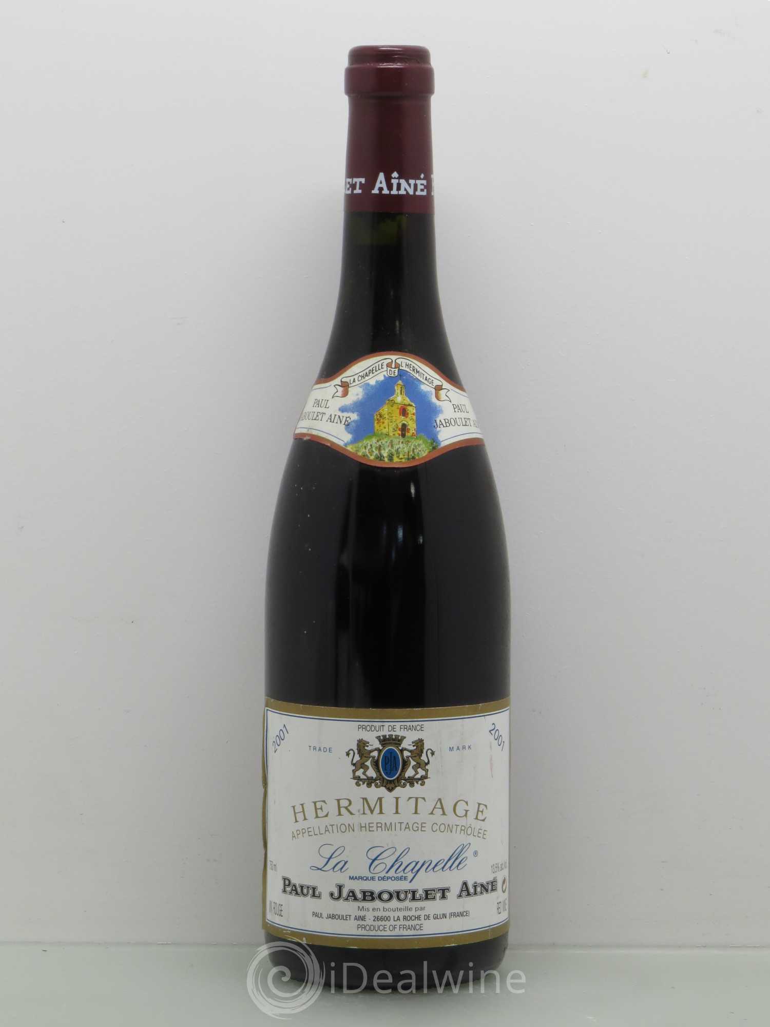 Hermitage La Chapelle Paul Jaboulet Ainé 2001 - Lot de 1 bouteille - 0