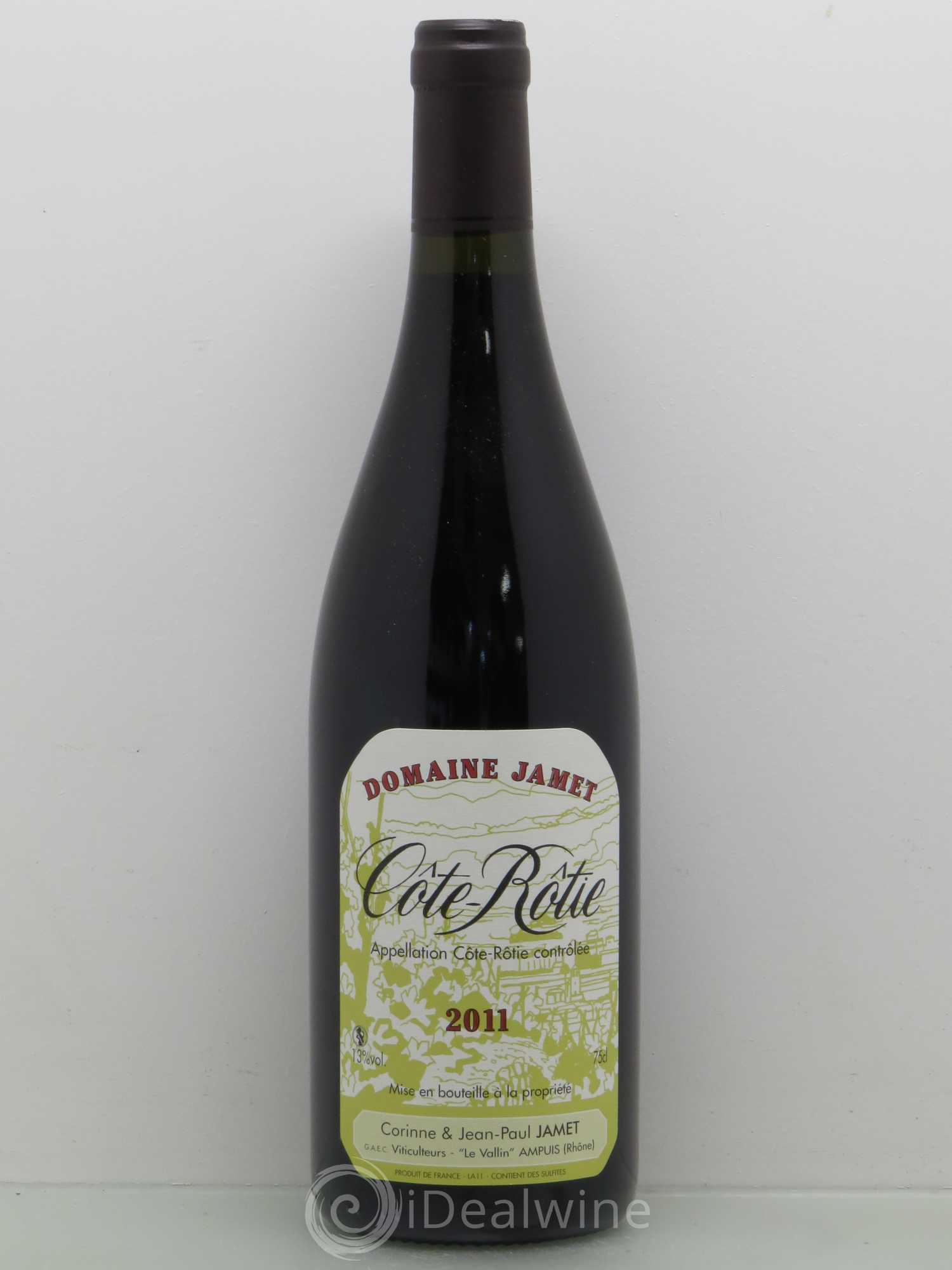 Côte-Rôtie Jamet (Domaine) 2011 - Lot de 1 bouteille - 0