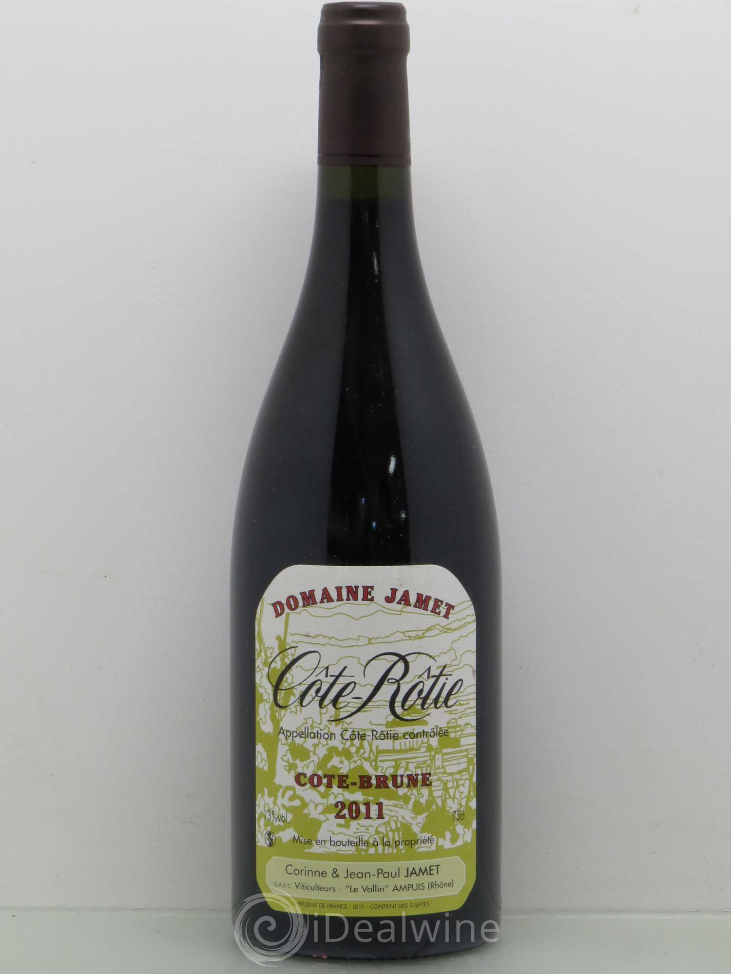 Côte-Rôtie Côte Brune Jamet (Domaine) 2011 - Lot de 1 bouteille - 0