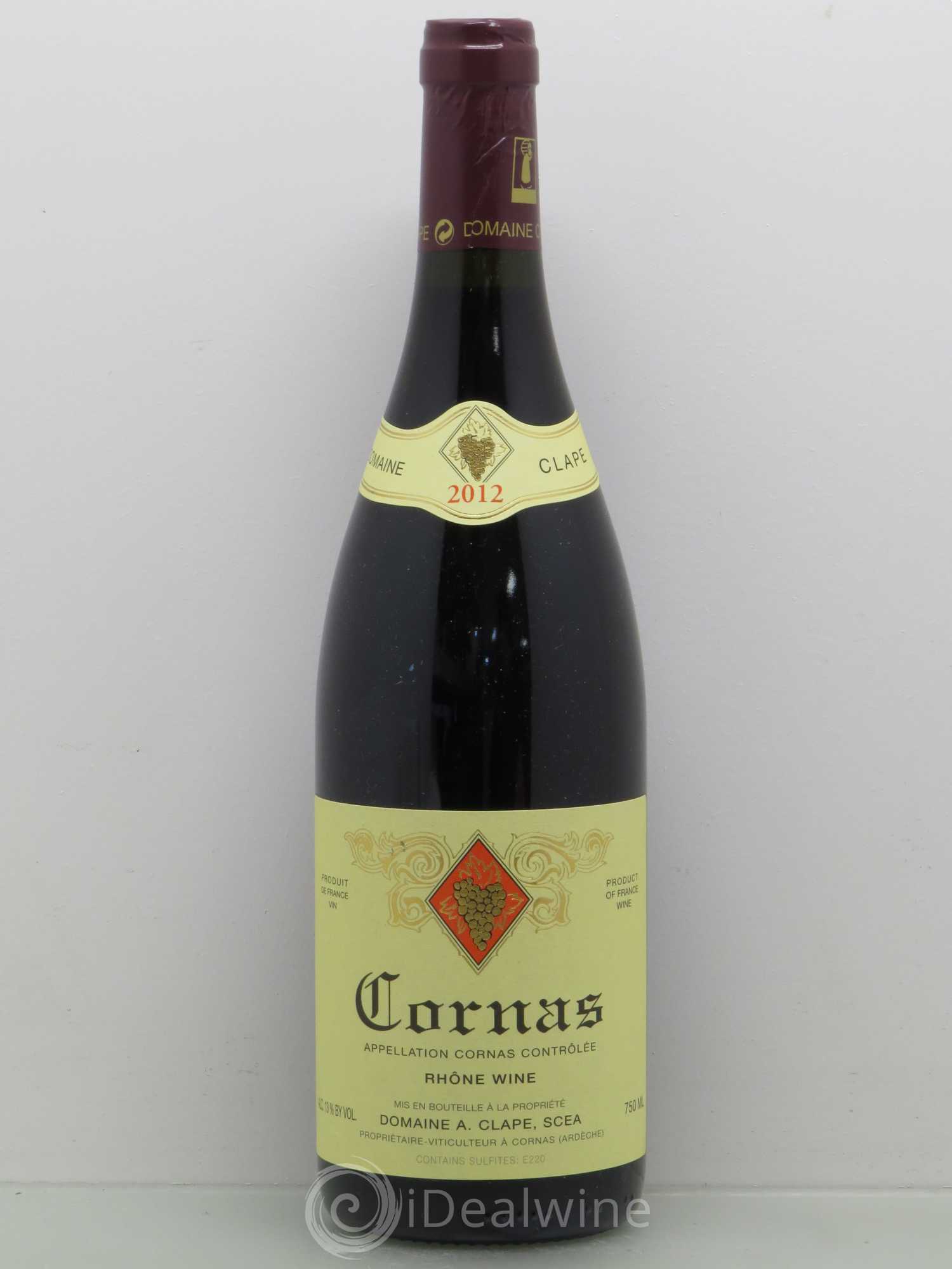 Cornas Auguste Clape 2012 - Lot de 1 bouteille - 0