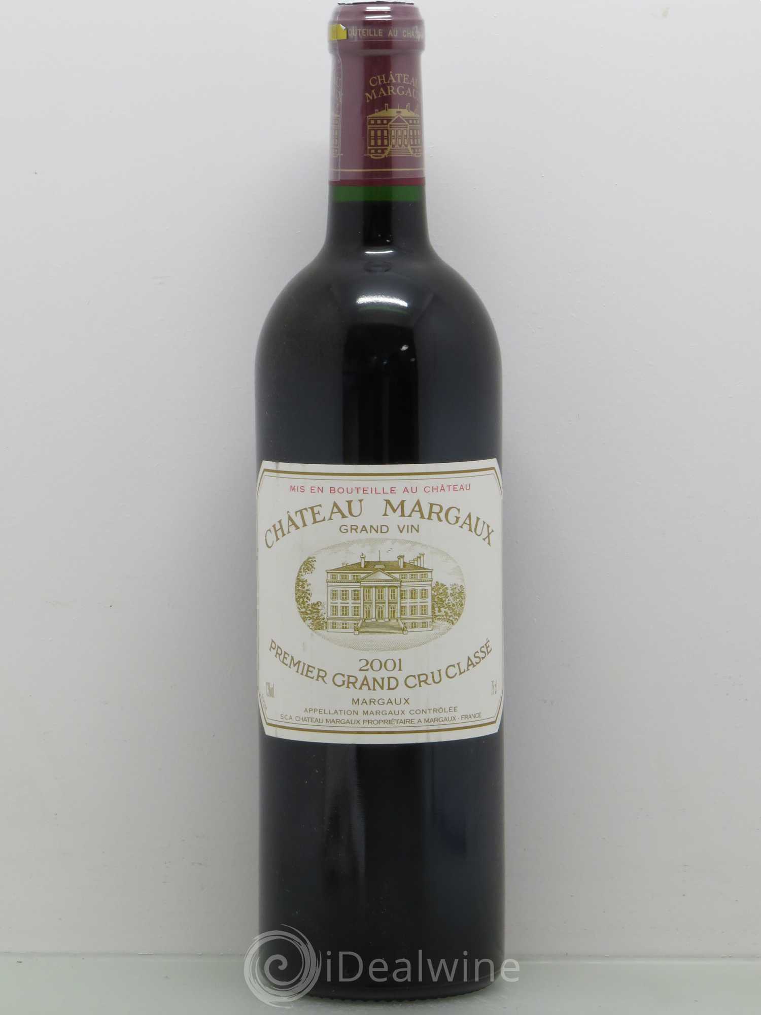 Château Margaux 1er Grand Cru Classé 2001 - Lot de 1 bouteille - 0