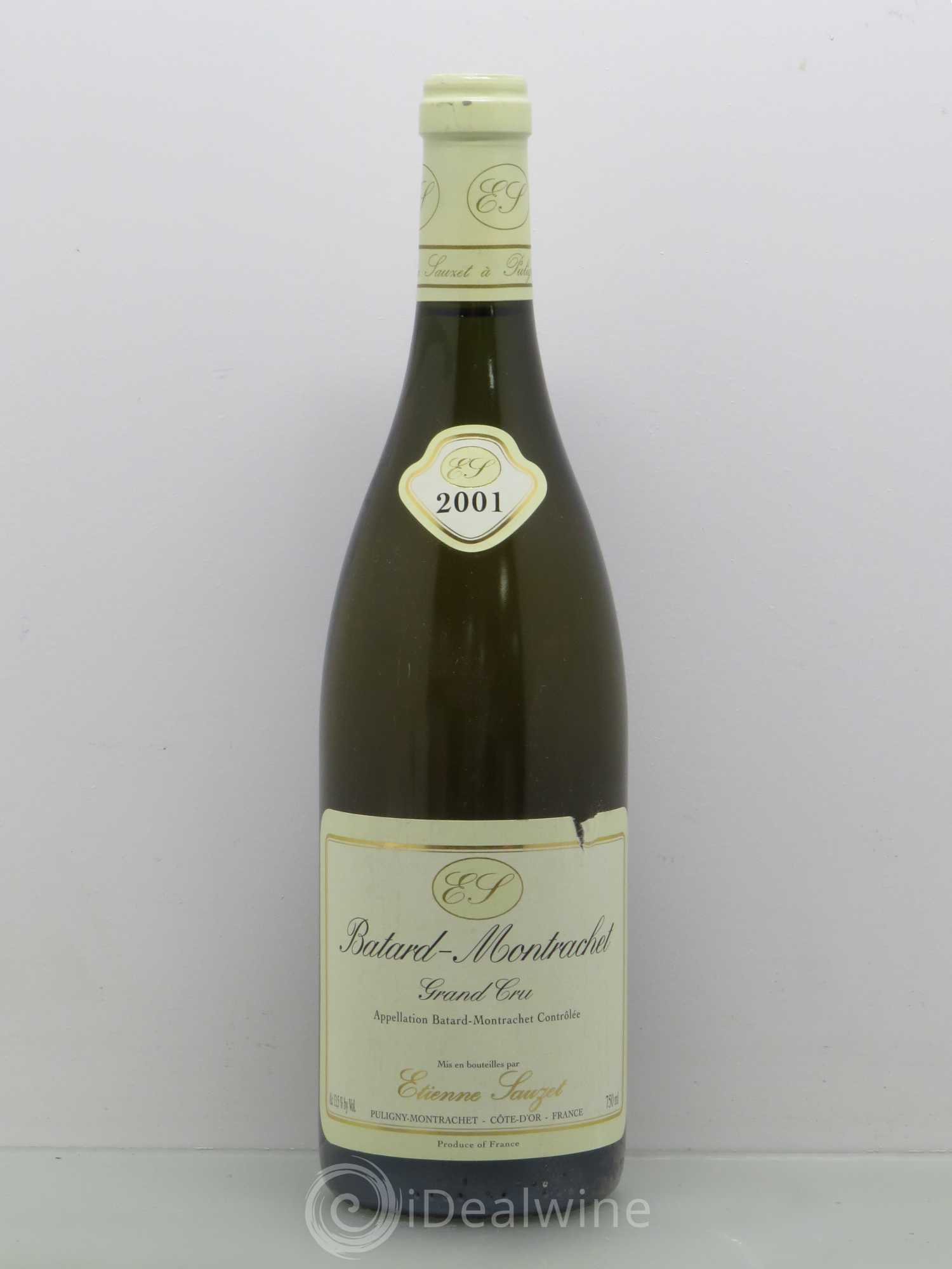 Bâtard-Montrachet Grand Cru Etienne Sauzet 2001 - Lot de 1 bouteille - 0